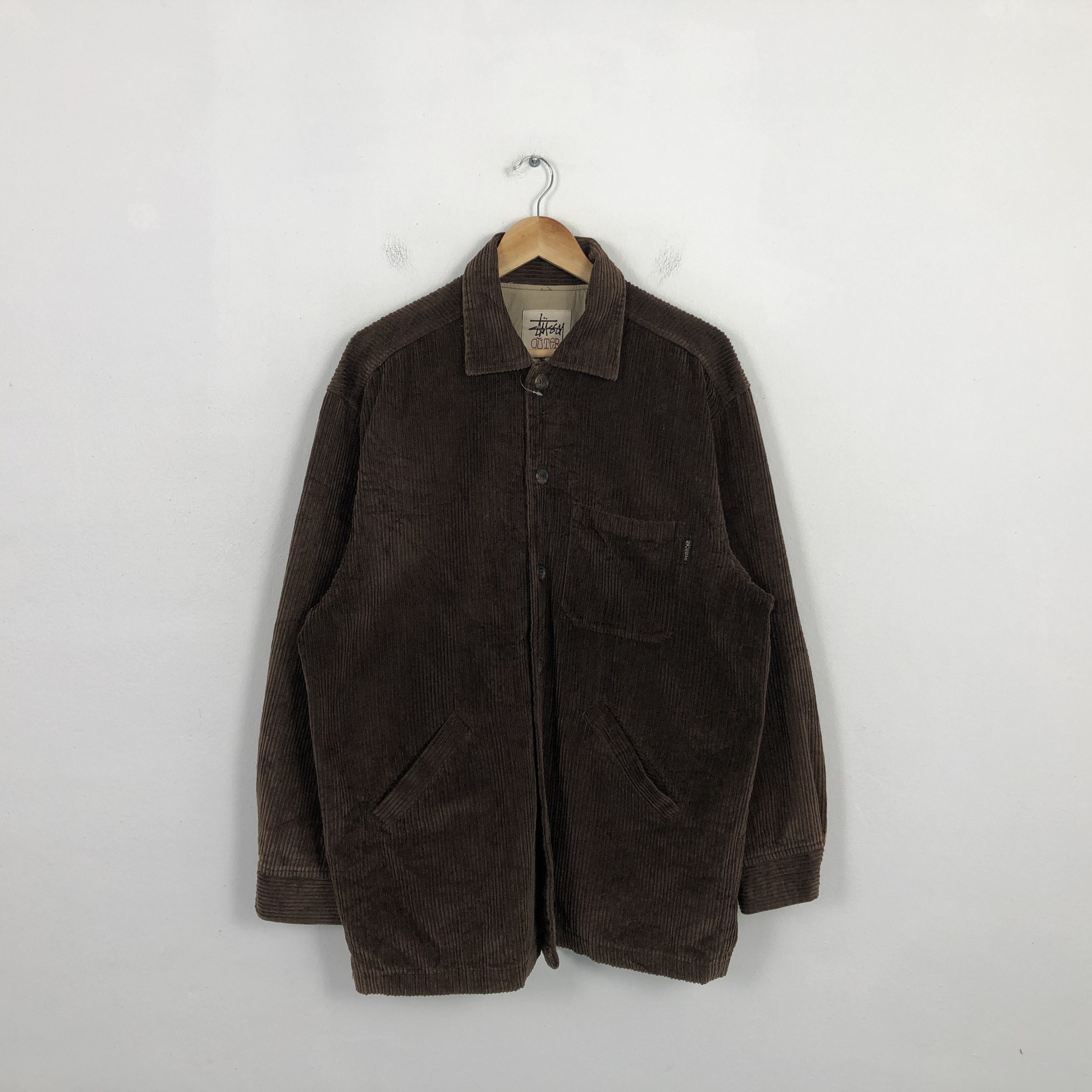 Vintage Vintage Stussy Corduroy Custom Art Jacket | Grailed