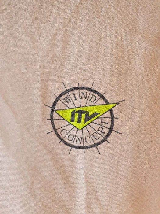 Hanes × Vintage Wind Concept ITV Vtg Made in USA single stitch t-shirt,sz L Size US L / EU 52-54 / 3 - 3 Thumbnail