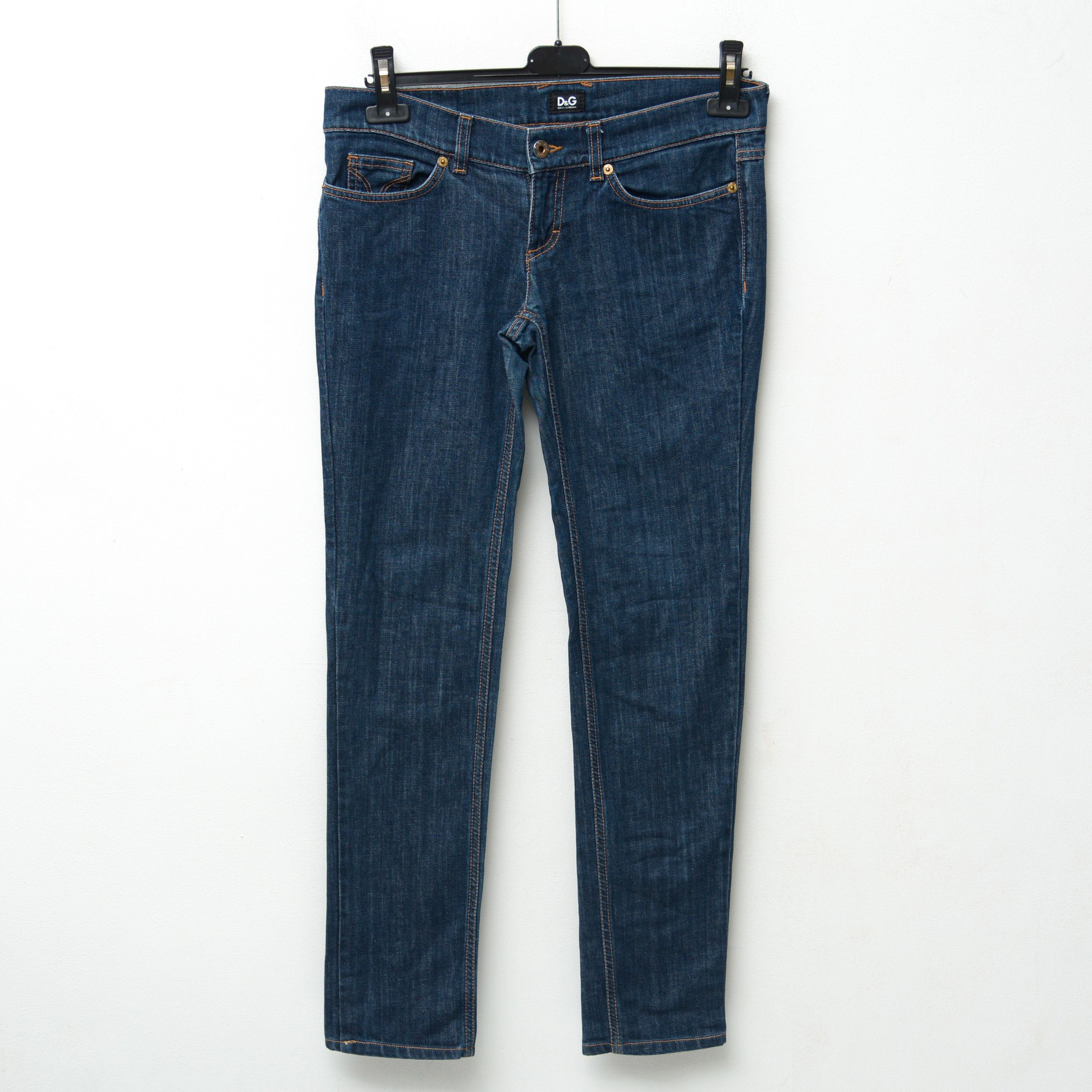 Dolce & Gabbana × Indigo Wonder Women W28 Stretch Jeans Slim Skinny tight D&G Size 28" / US 6 / IT 42 - 1 Thumbnail
