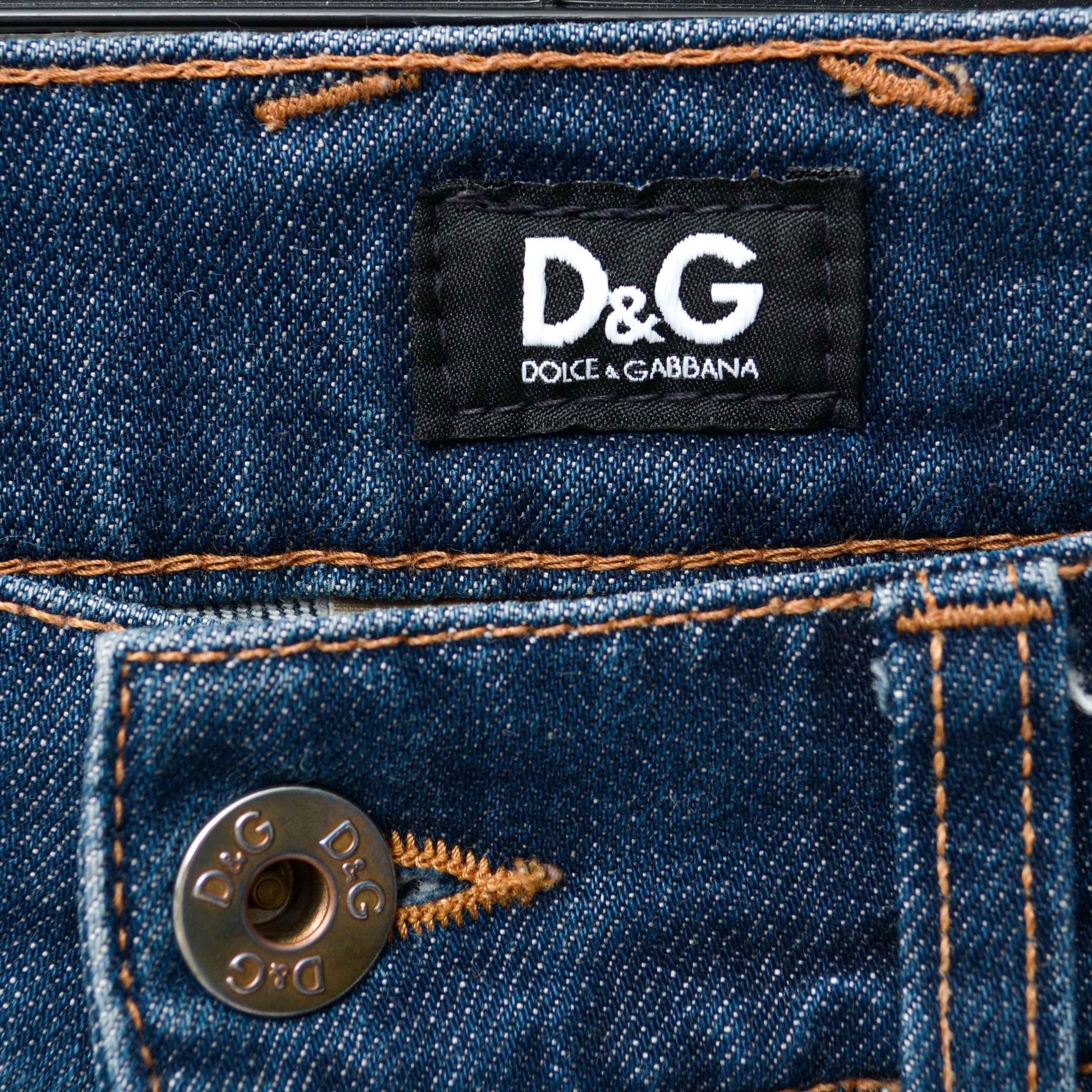 Dolce & Gabbana × Indigo Wonder Women W28 Stretch Jeans Slim Skinny tight D&G Size 28" / US 6 / IT 42 - 3 Thumbnail