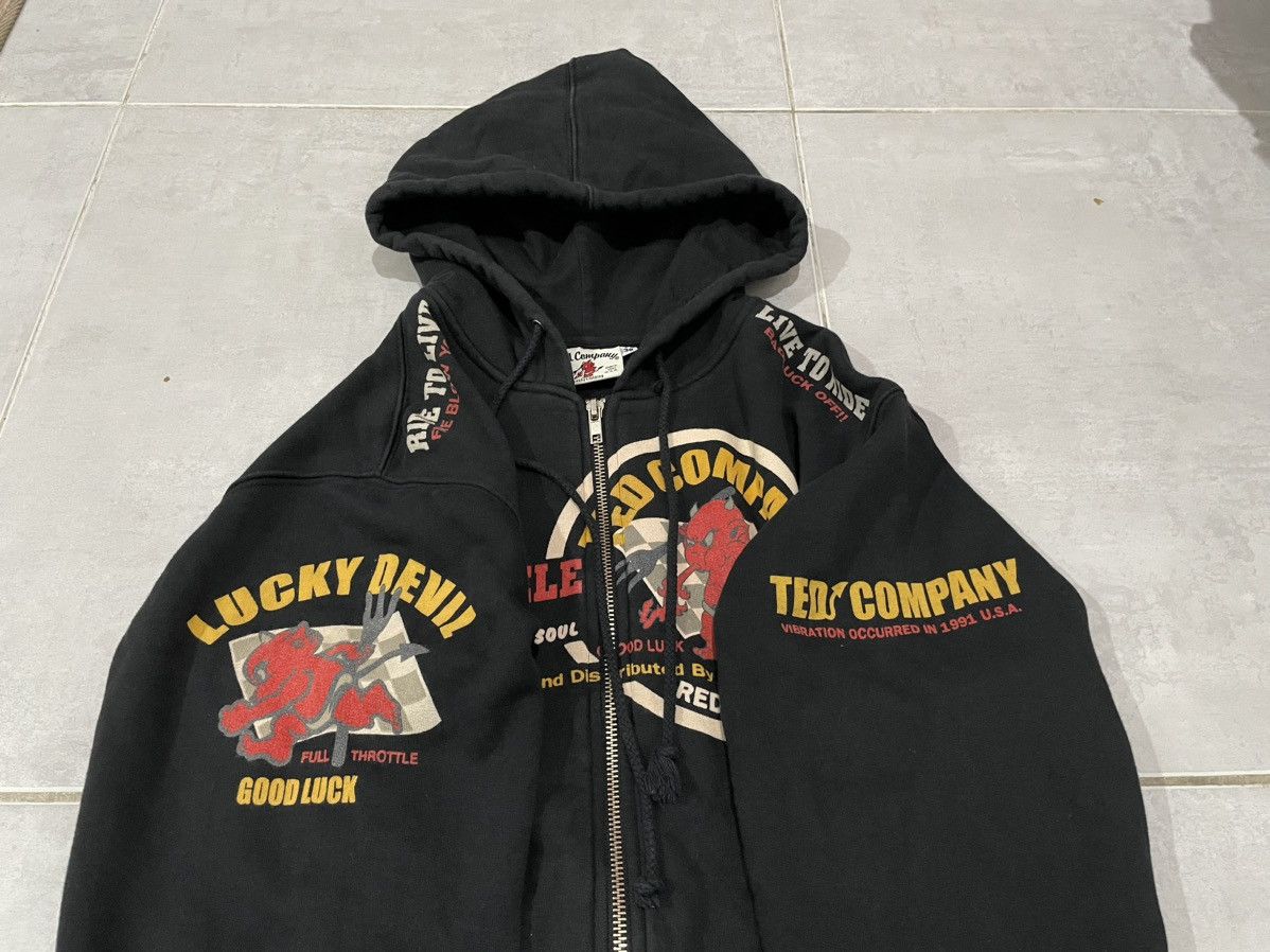 Japanese Brand Vintage Tedman’s Limited Edition Lucky Red Devil Hoodie Size US S / EU 44-46 / 1 - 4 Thumbnail