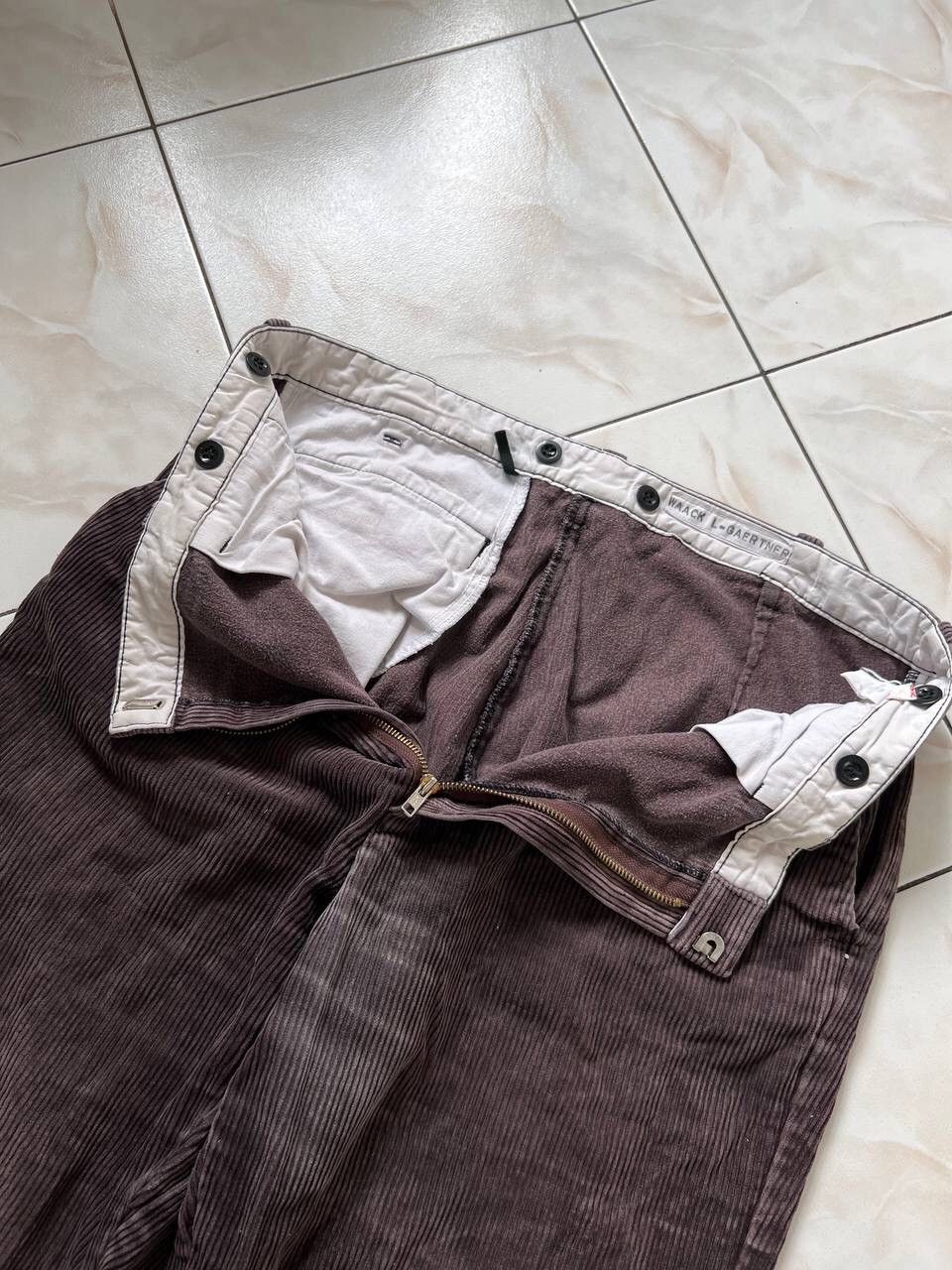 Vintage 90s Corduroy Pants Brown vintage baggy y2k rock punk Size US 36 / EU 52 - 7 Thumbnail