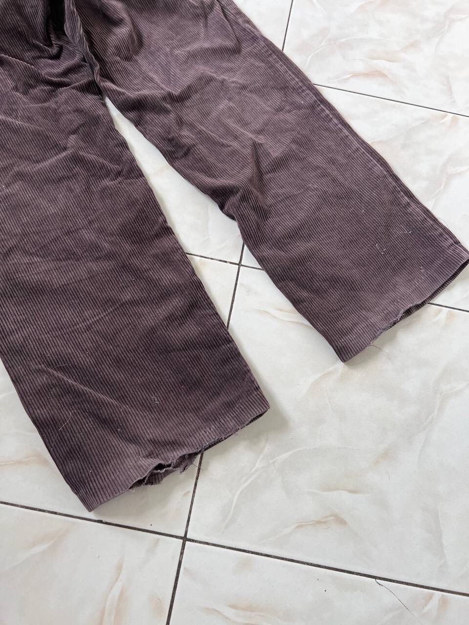 Vintage 90s Corduroy Pants Brown vintage baggy y2k rock punk Size US 36 / EU 52 - 5 Thumbnail