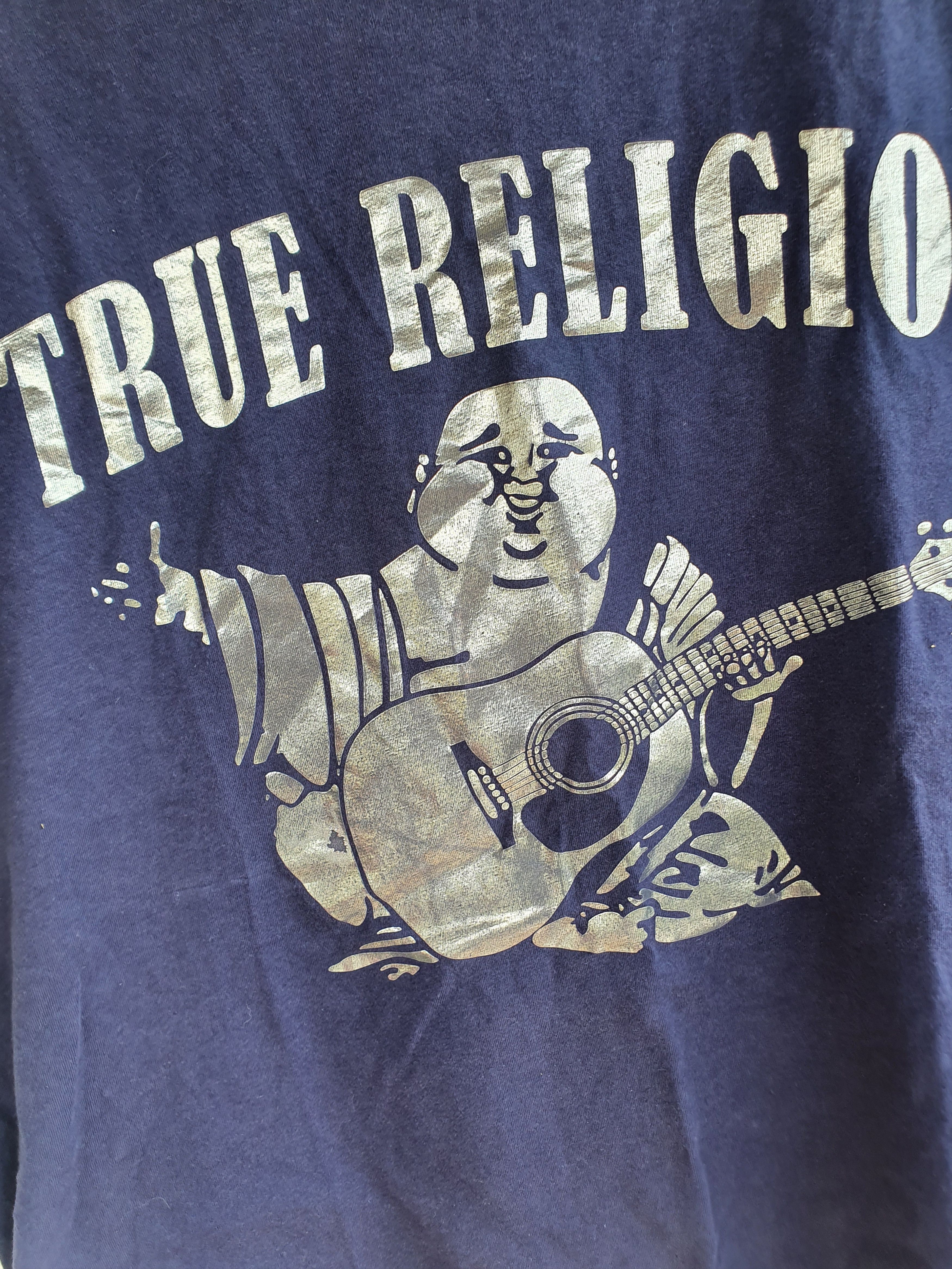 True Religion True Religion Big Logo Budda SWAG tee,sz L Size US L / EU 52-54 / 3 - 4 Thumbnail