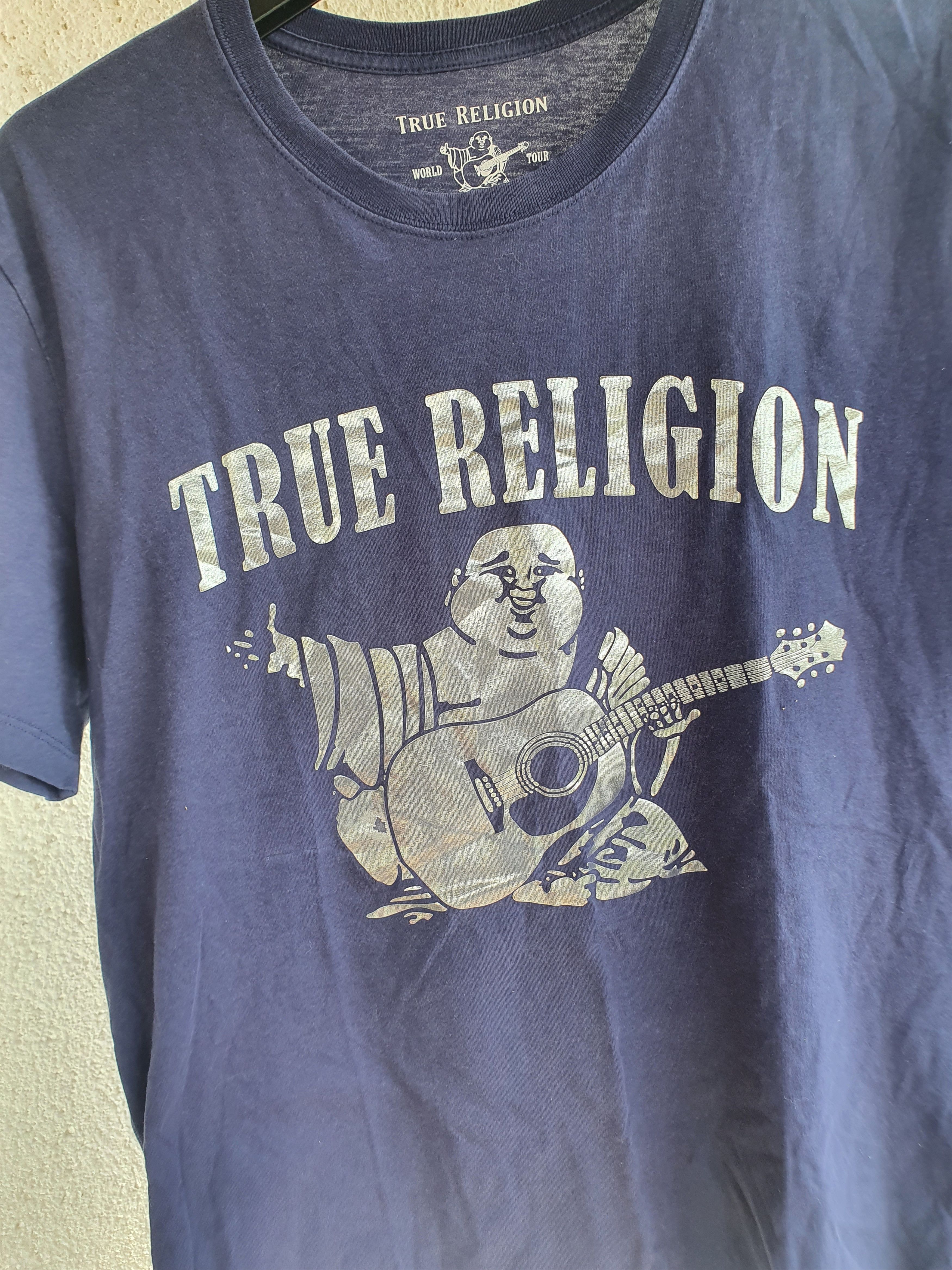 True Religion True Religion Big Logo Budda SWAG tee,sz L Size US L / EU 52-54 / 3 - 3 Thumbnail