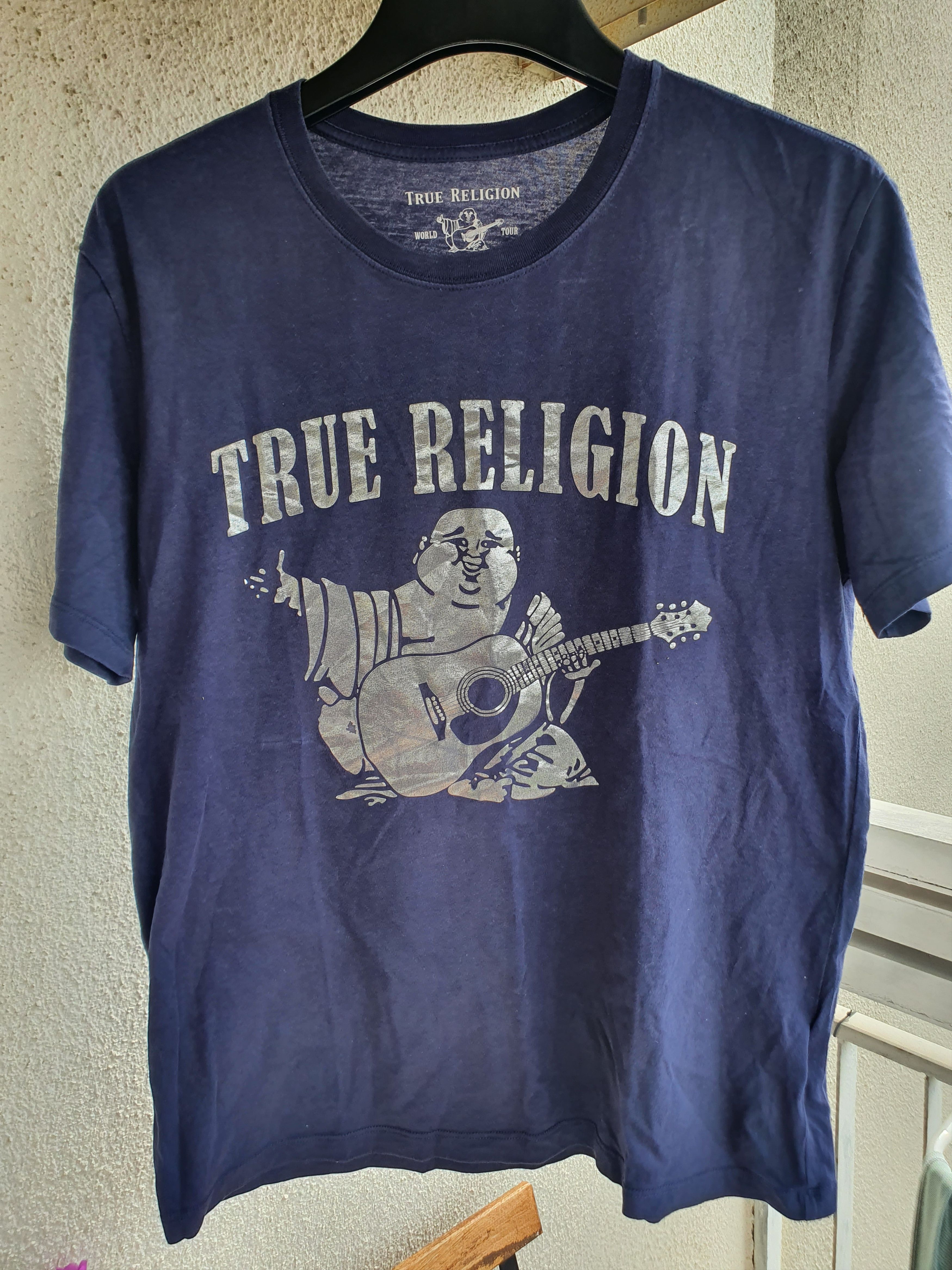 True Religion True Religion Big Logo Budda SWAG tee,sz L Size US L / EU 52-54 / 3 - 1 Thumbnail