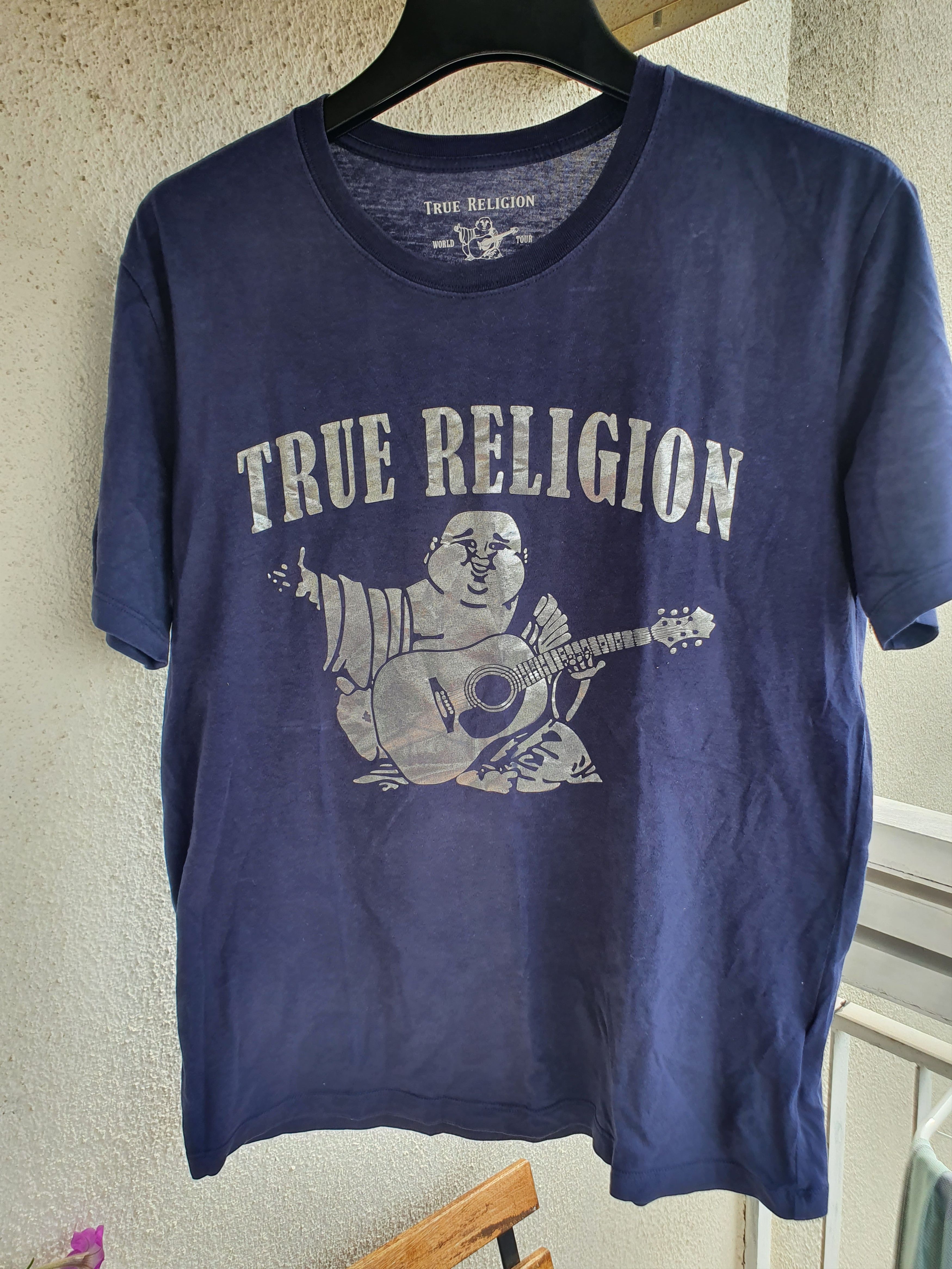 True Religion True Religion Big Logo Budda SWAG tee,sz L Size US L / EU 52-54 / 3 - 2 Thumbnail