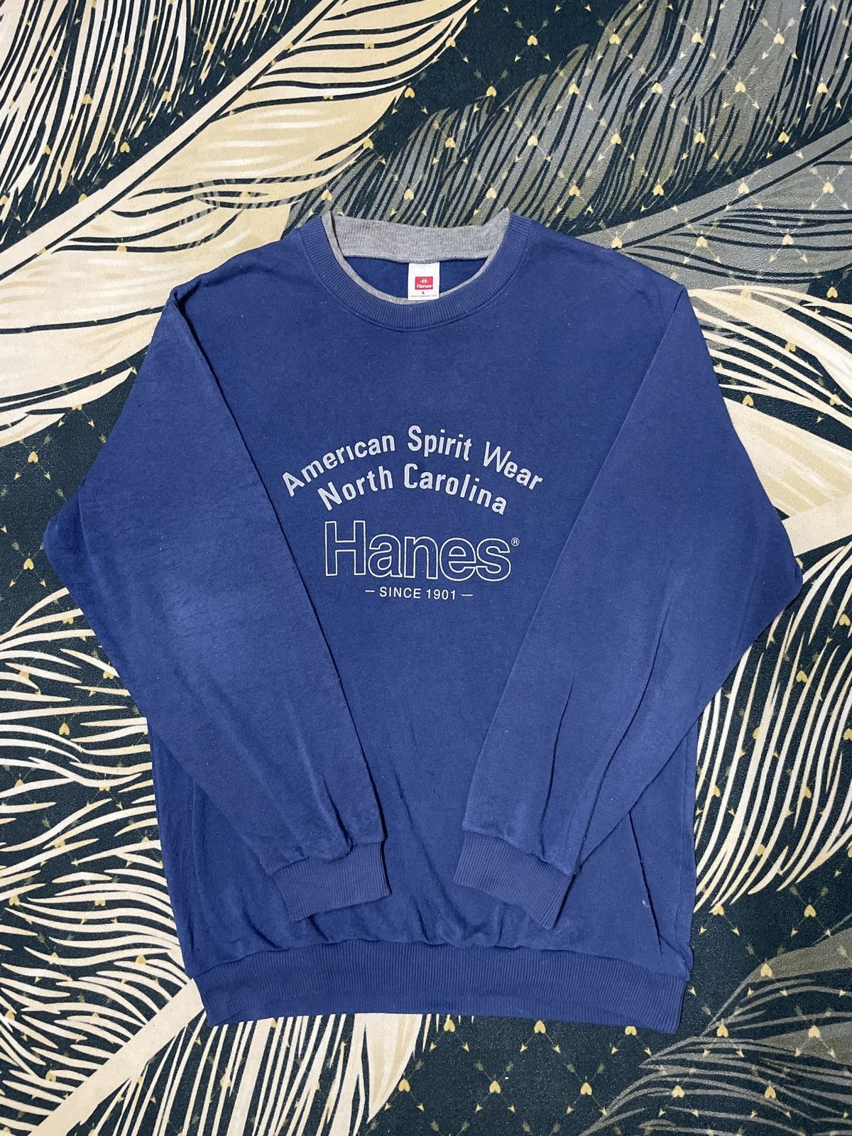 Hanes × Vintage Vintage Hanes American Spirit Wear North Carolina Size US L / EU 52-54 / 3 - 1 Thumbnail