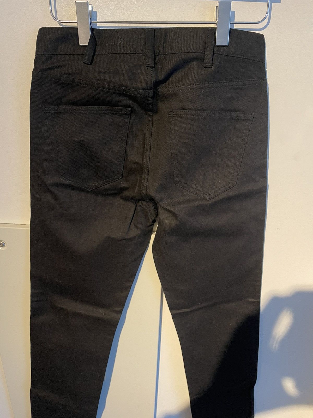 Celine × Hedi Slimane Runway SuperRare Iconic SL 001 Hedi Slimane Pure Black Denim Size US 27 - 15 Thumbnail