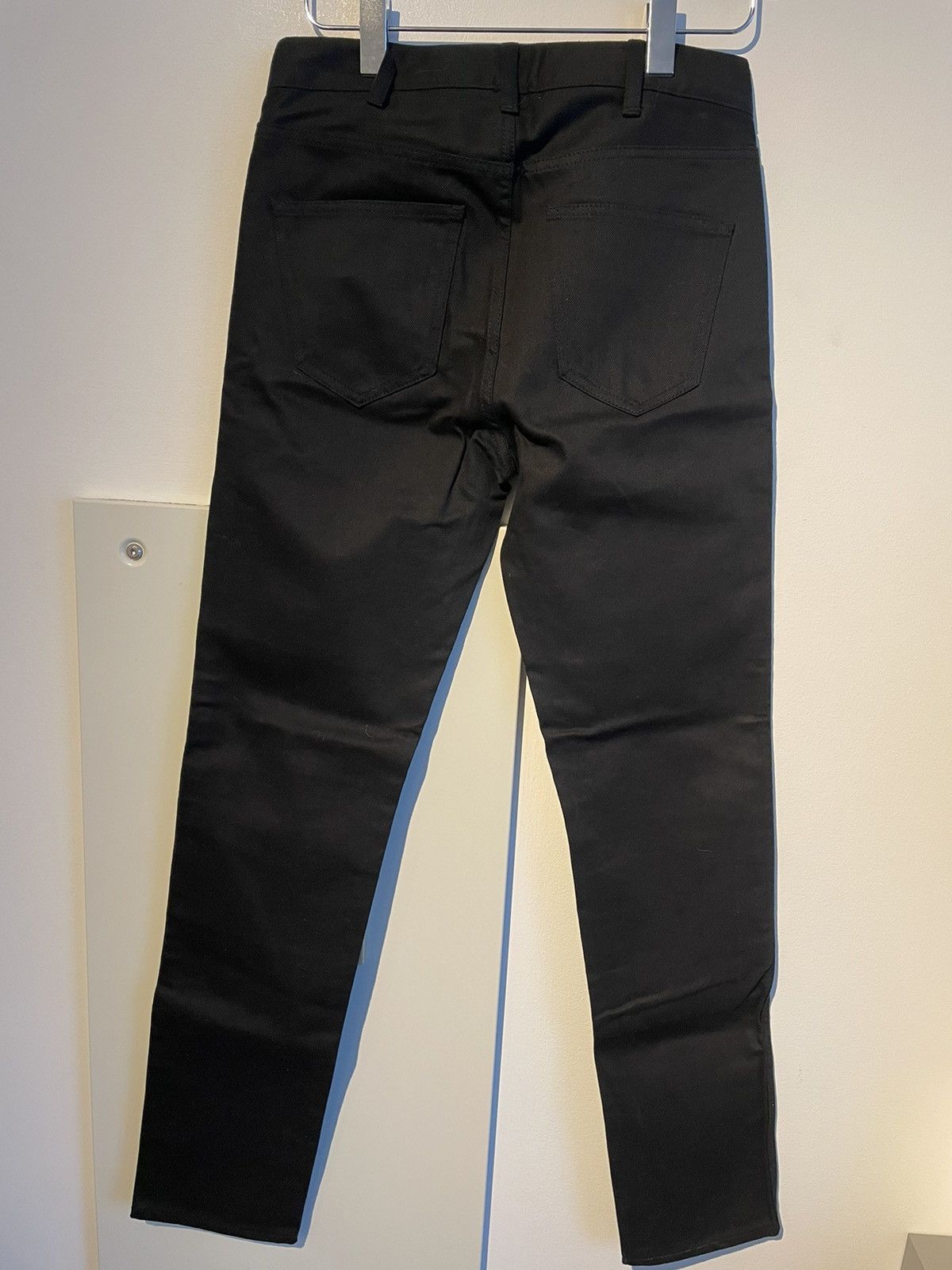 Celine × Hedi Slimane Runway SuperRare Iconic SL 001 Hedi Slimane Pure Black Denim Size US 27 - 4 Thumbnail