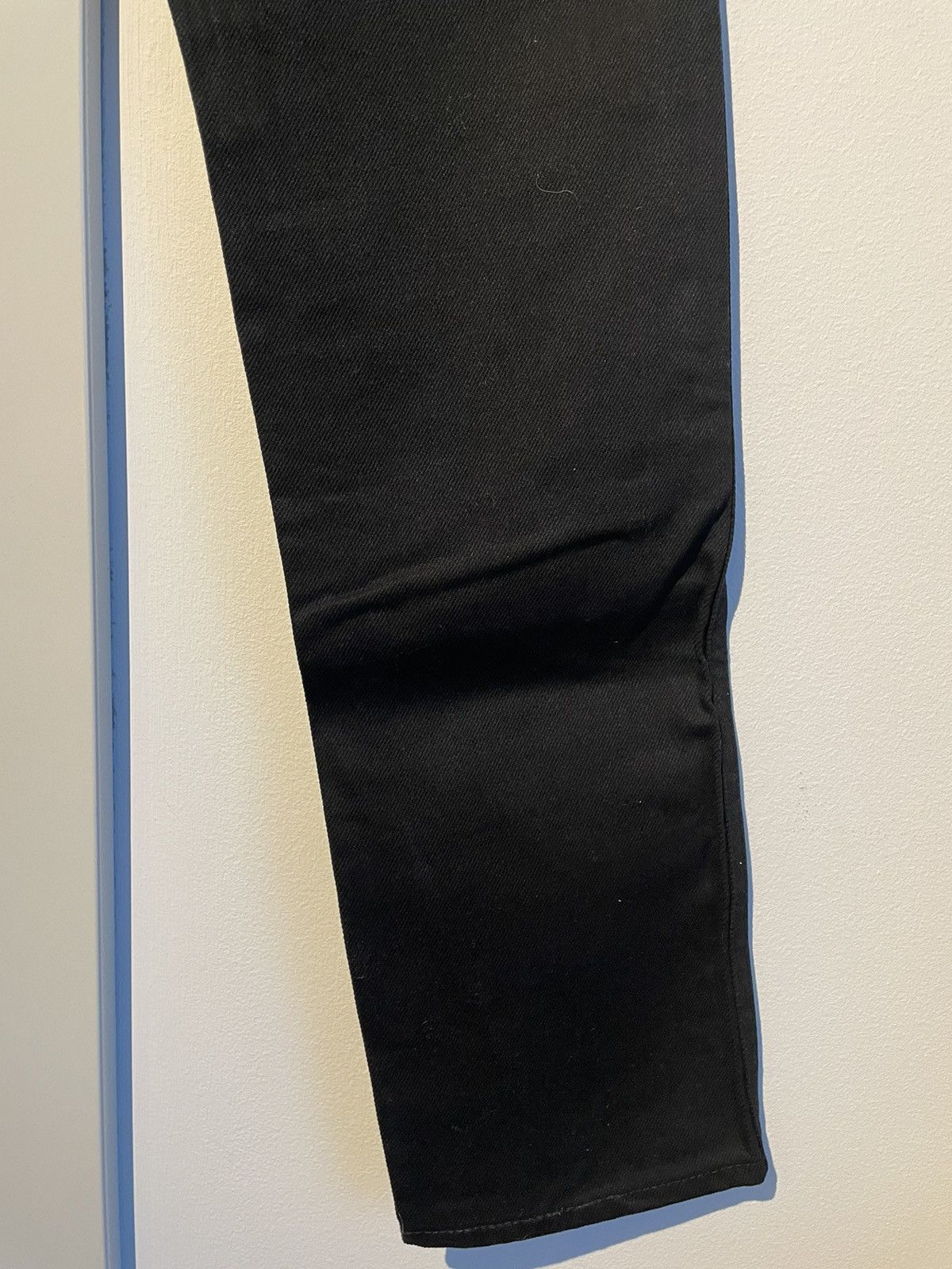 Celine × Hedi Slimane Runway SuperRare Iconic SL 001 Hedi Slimane Pure Black Denim Size US 27 - 16 Thumbnail