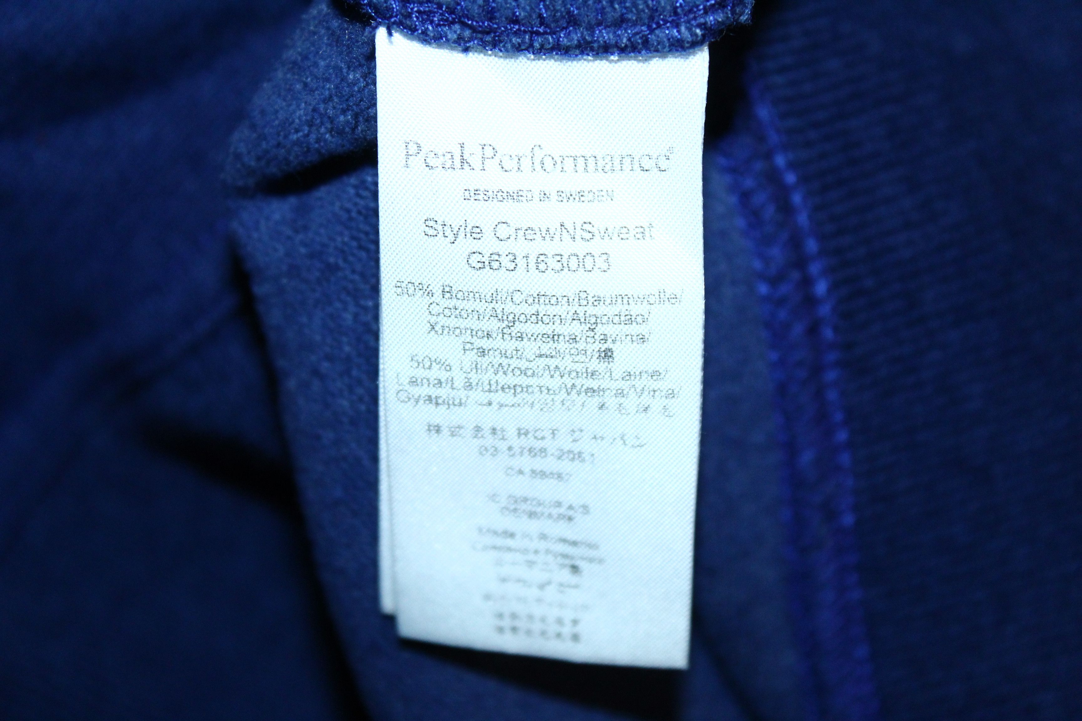 Nigel Cabourn Nigel Cabourn x Peak Perfomance Cotton Wool Crew Sweatshirt Size US M / EU 48-50 / 2 - 6 Thumbnail