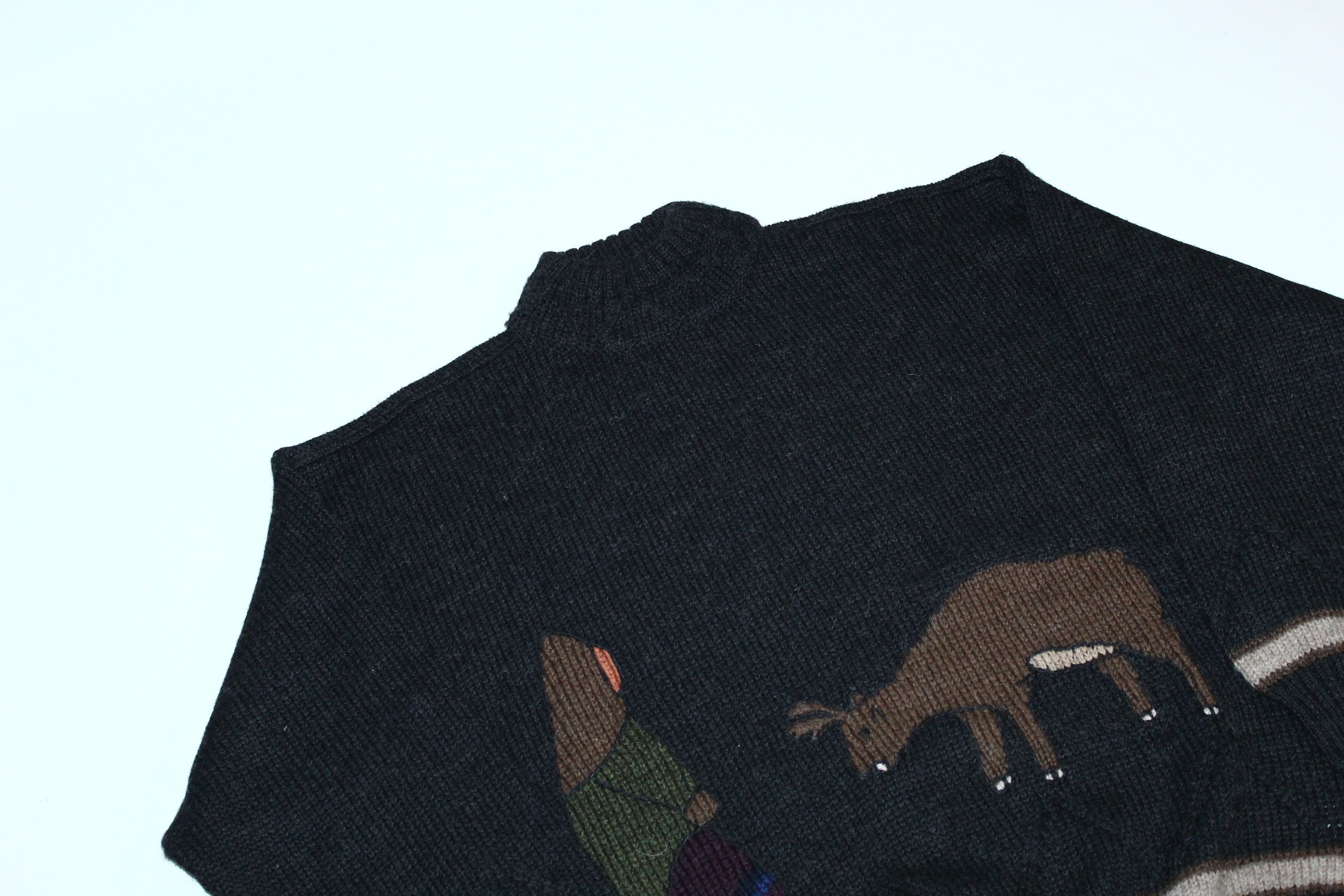 Jean Charles De Castelbajac RARE💥 JC de Castelbajac Wool Alpaca Knit Roll neck Sweater Size US XL / EU 56 / 4 - 4 Thumbnail