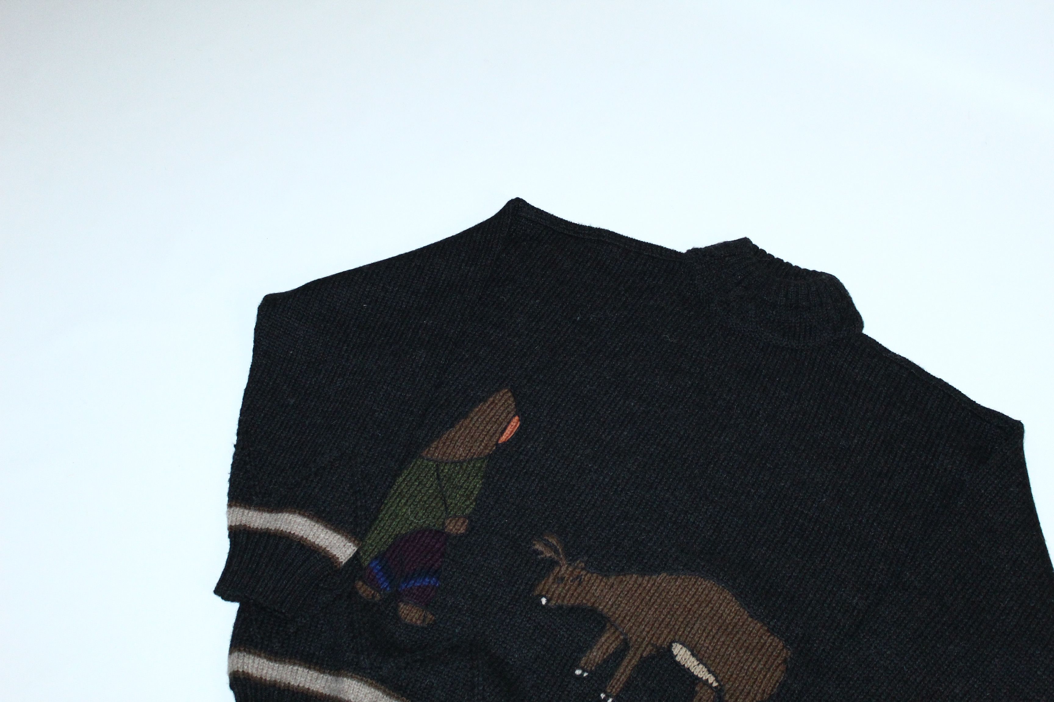 Jean Charles De Castelbajac RARE💥 JC de Castelbajac Wool Alpaca Knit Roll neck Sweater Size US XL / EU 56 / 4 - 5 Thumbnail