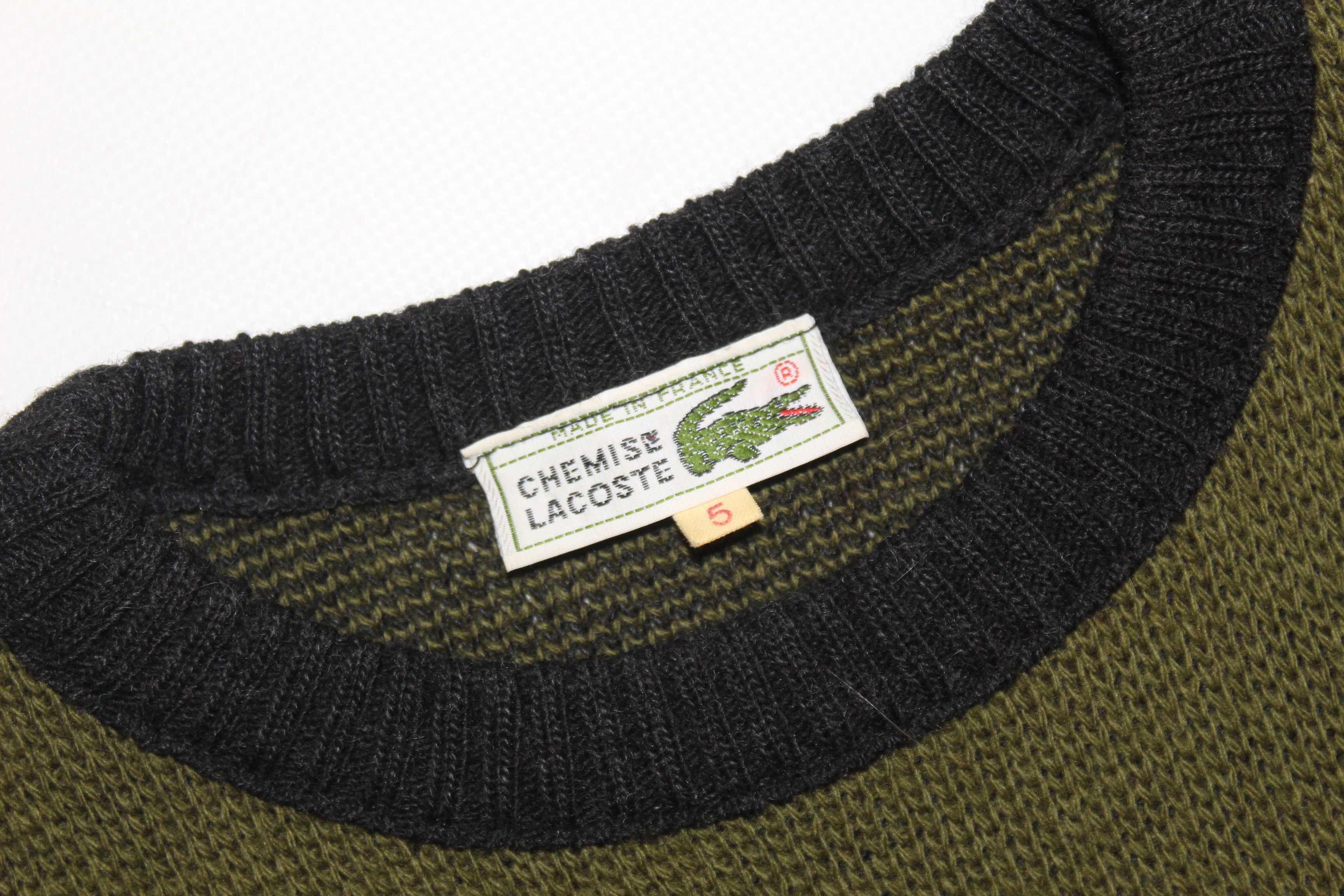 Lacoste 💥RARE💥 Chemise Lacoste Native Pattern Knit Crew Sweater Size US XXL / EU 58 / 5 - 4 Thumbnail