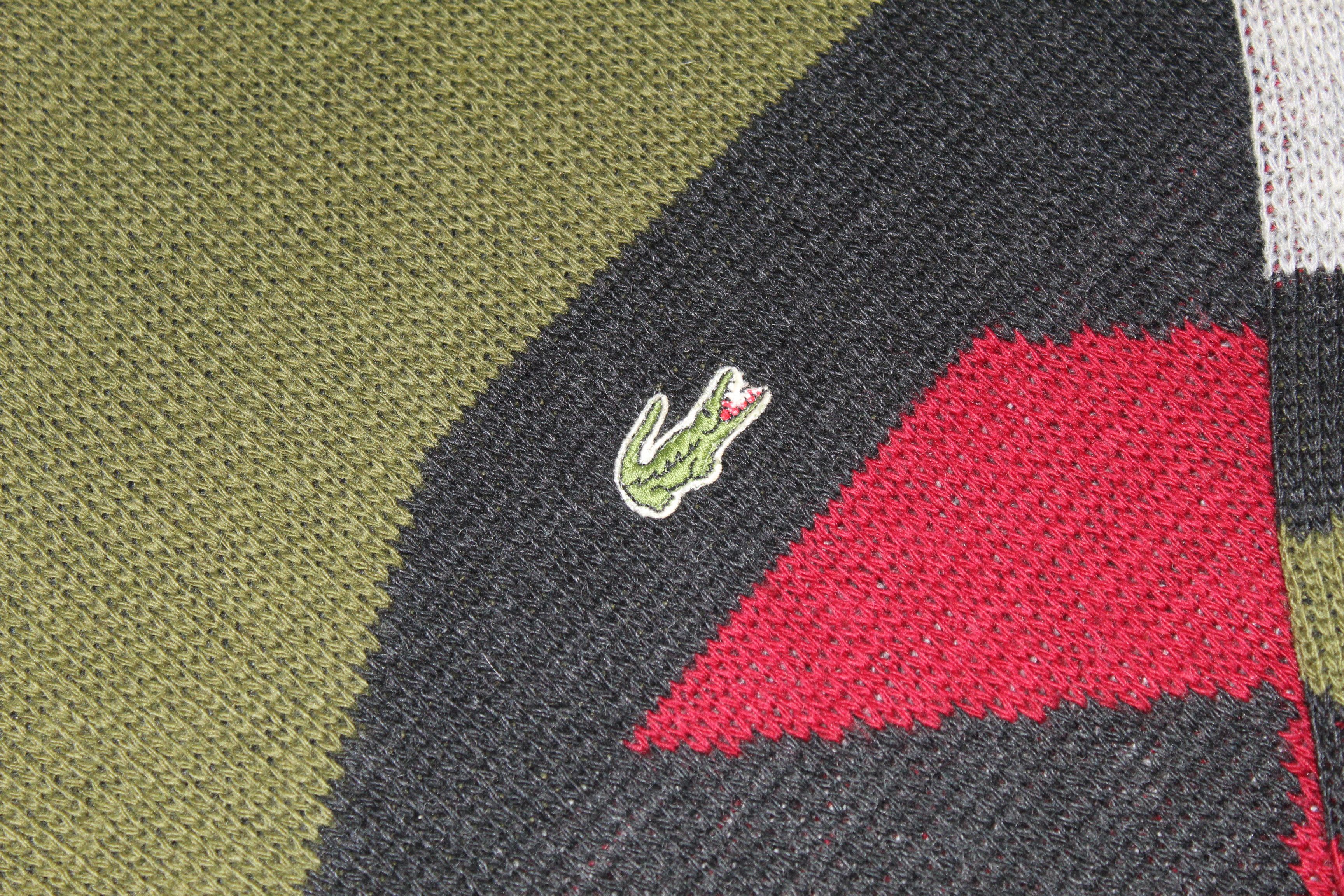 Lacoste 💥RARE💥 Chemise Lacoste Native Pattern Knit Crew Sweater Size US XXL / EU 58 / 5 - 5 Thumbnail