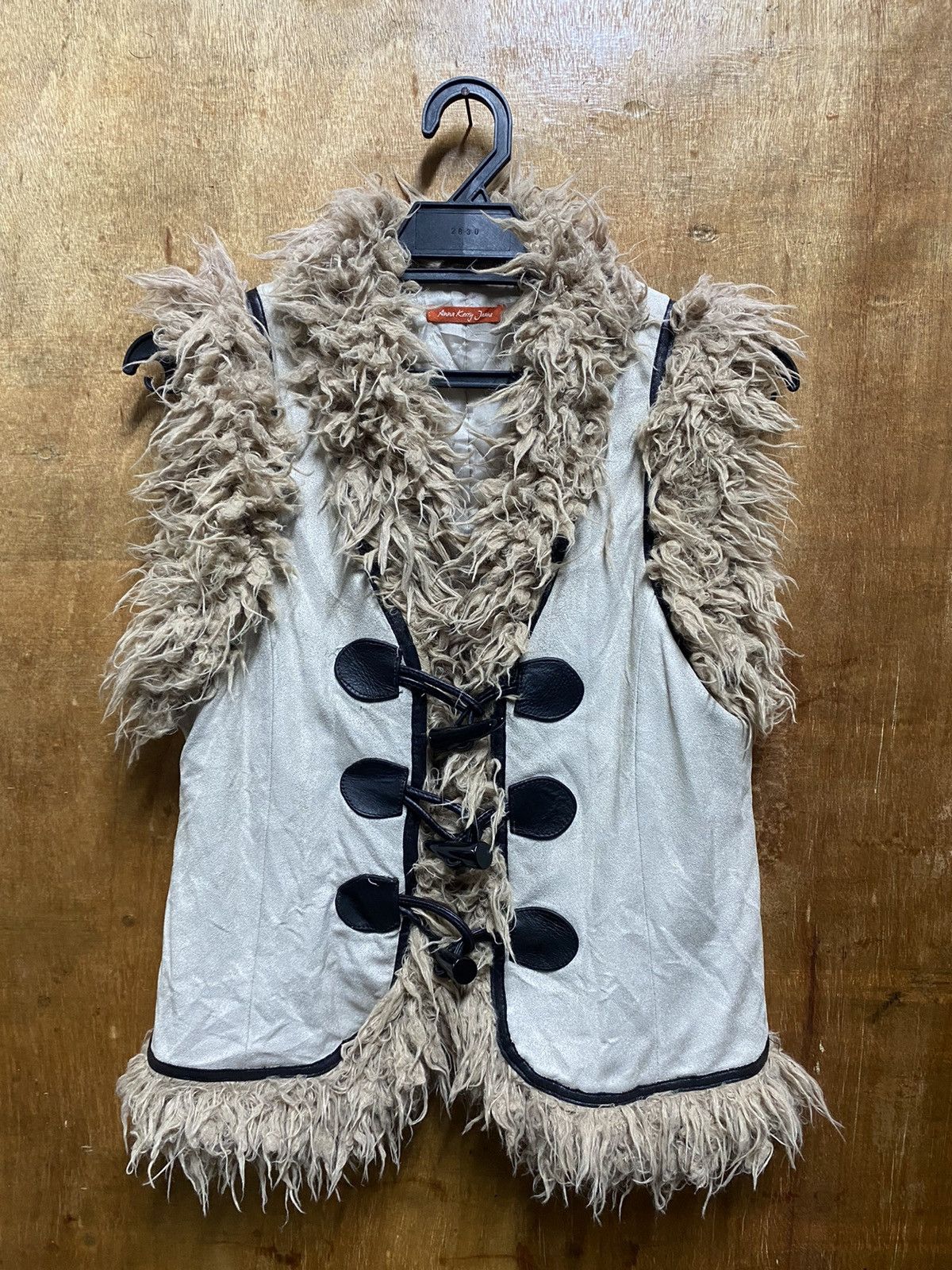 Le Grande Bleu (L.G.B.) LGB STYLE Vest Anna Kerry Jeans Faux Fur Size XS / US 0-2 / IT 36-38 - 1 Thumbnail