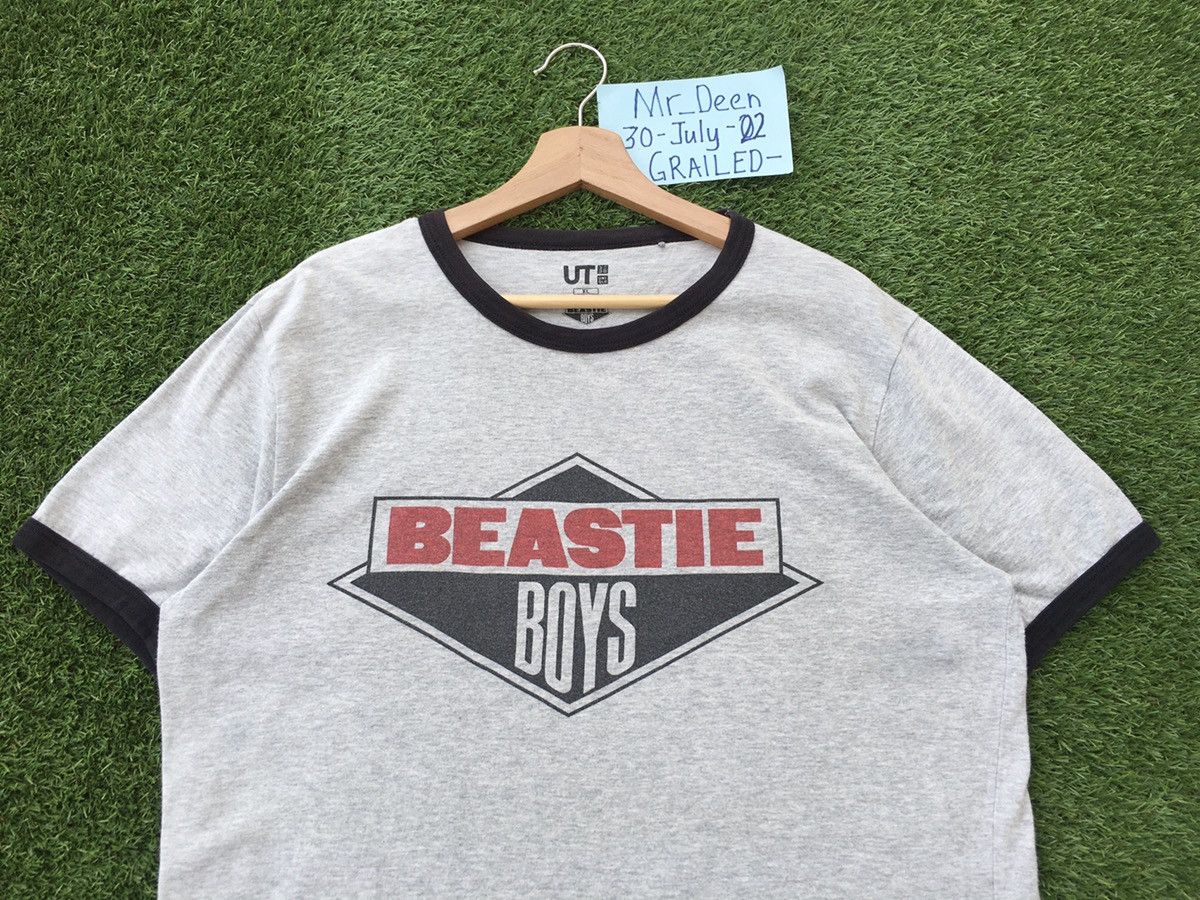 image of Rock Band x Uniqlo Vintage Beastie Boys X Ut Uniqlo Tshirt in Grey, Men's (Size Large)