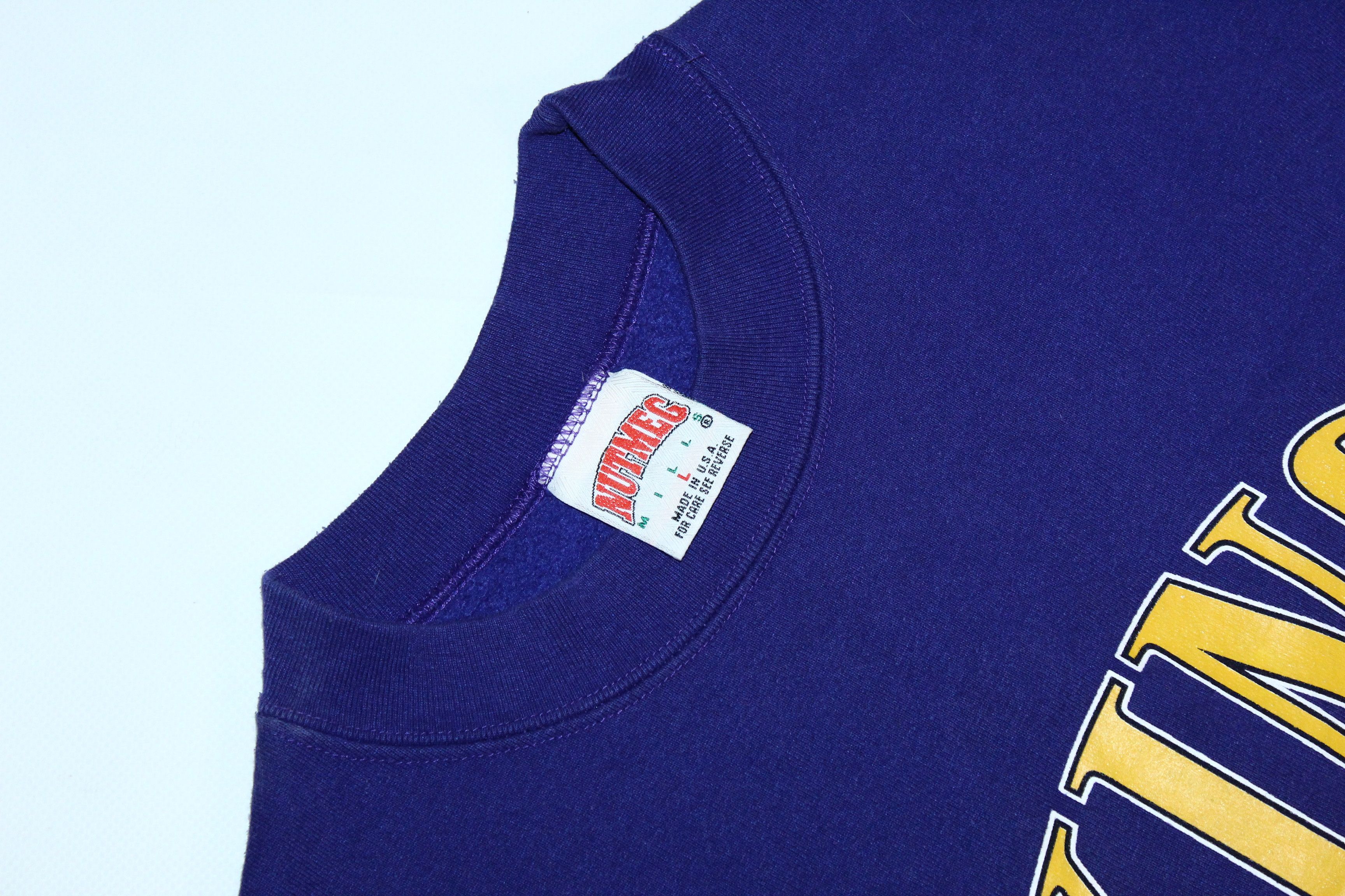 Nutmeg VTG💥90's Nutmeg NFL Minnesota Vikings Sweatshirt Size US L / EU 52-54 / 3 - 4 Thumbnail