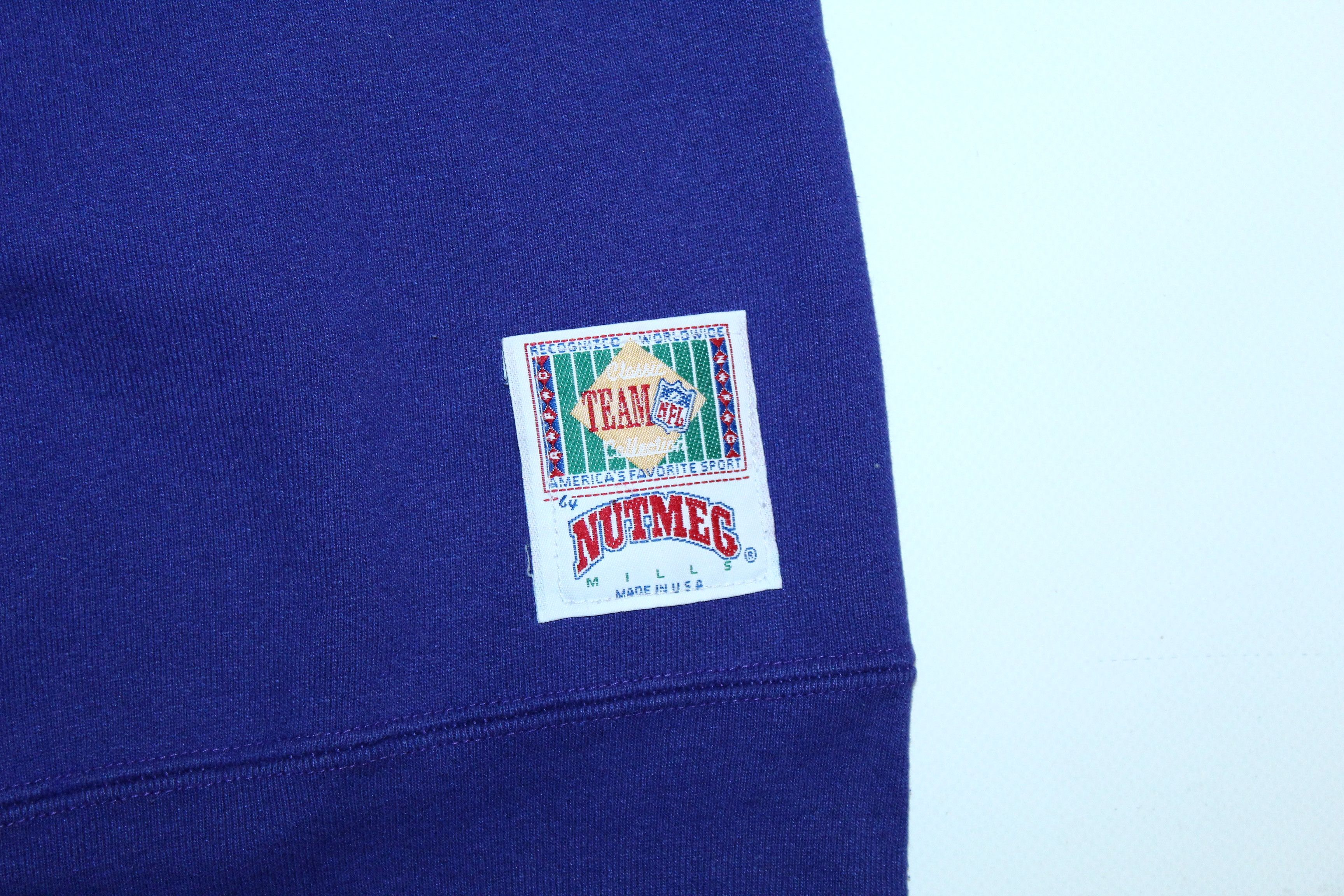 Nutmeg VTG💥90's Nutmeg NFL Minnesota Vikings Sweatshirt Size US L / EU 52-54 / 3 - 3 Thumbnail