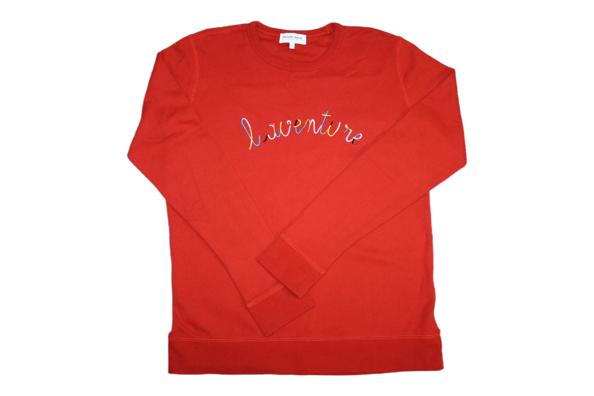 Maison Labiche 💥 MAISON LABICHE Paris Logo L'Aventure Sweatshirt Size US L / EU 52-54 / 3 - 1 Thumbnail