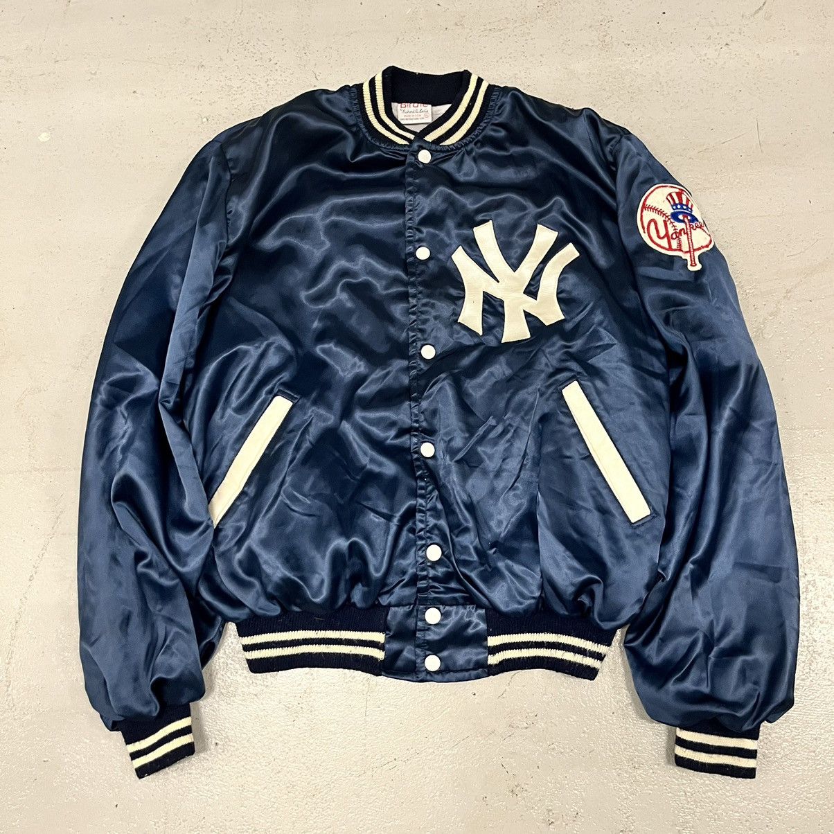 Vintage Vintage 80s Birdie New York Yankees Satin jacket | Grailed