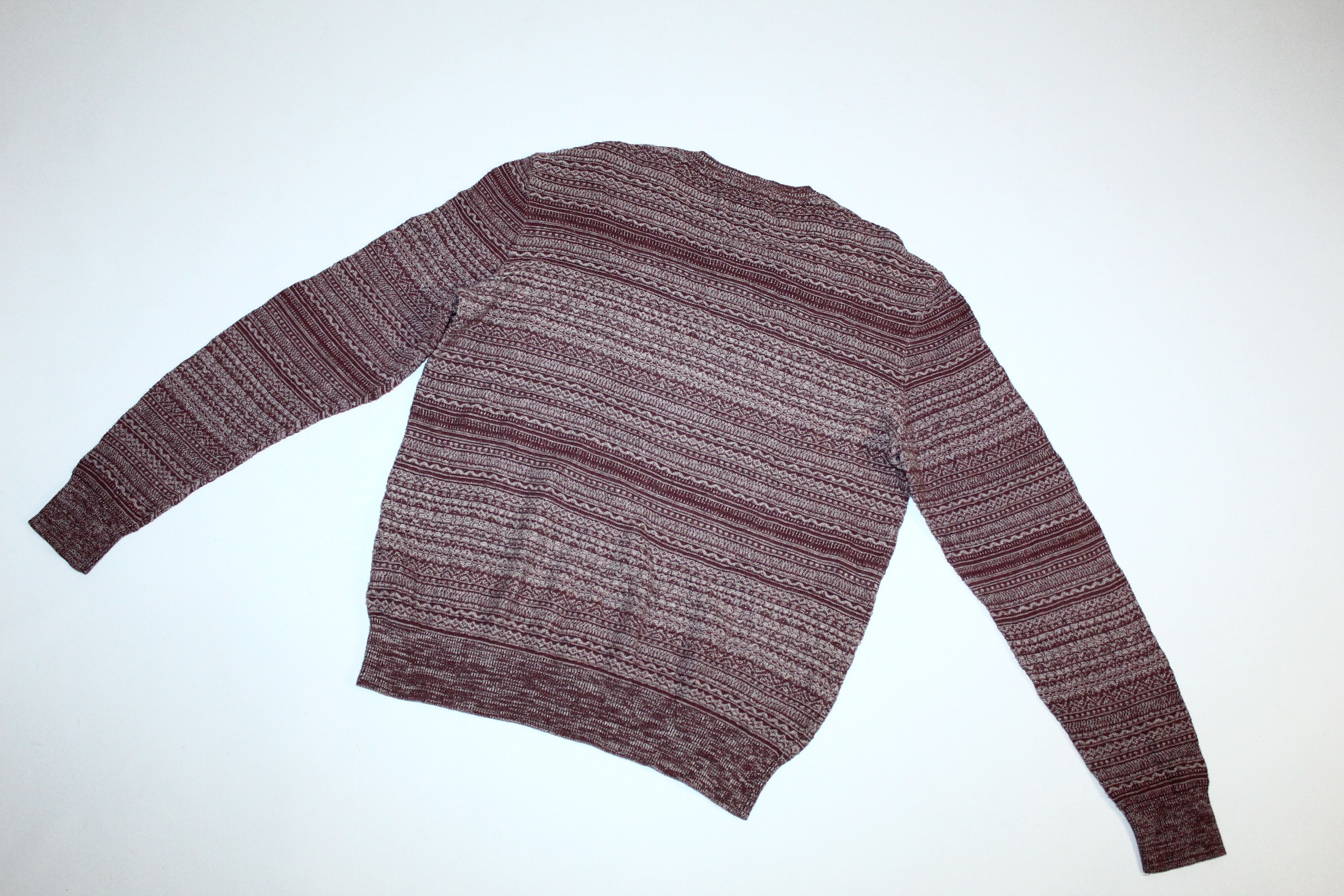 Allsaints Allsaints Halsey Crew Native Pattern Lin Blend Knit Jumper Size US XL / EU 56 / 4 - 9 Thumbnail