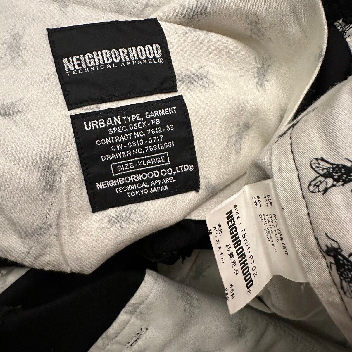 Neighborhood Neighborhood Japan Technical Apparel Black Chino Shorts Size US 36 / EU 52 - 4 Preview