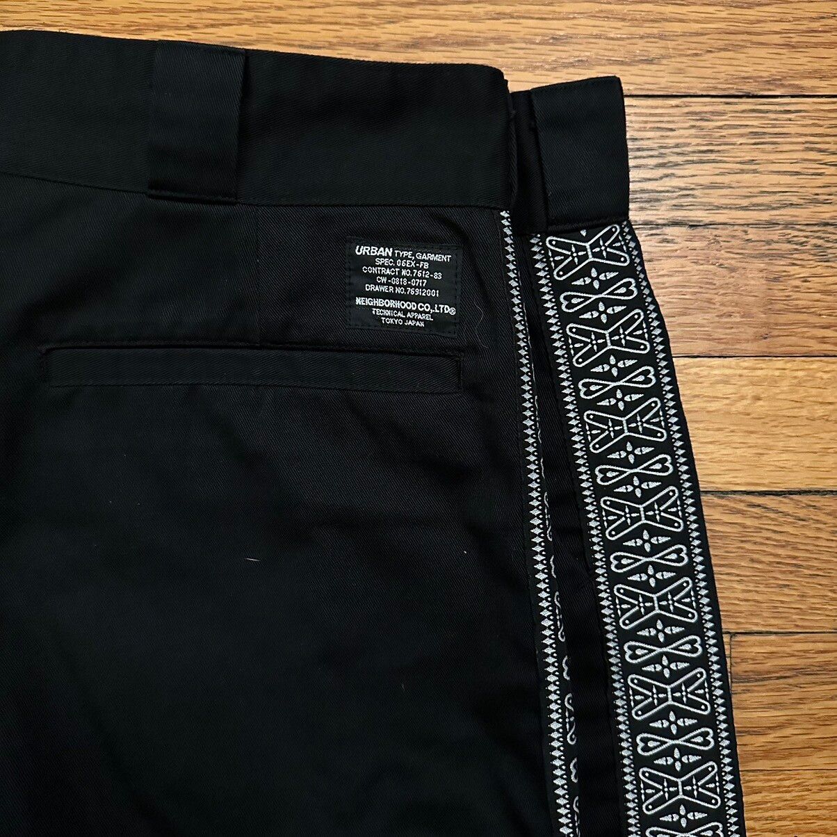 Neighborhood Neighborhood Japan Technical Apparel Black Chino Shorts Size US 36 / EU 52 - 3 Thumbnail