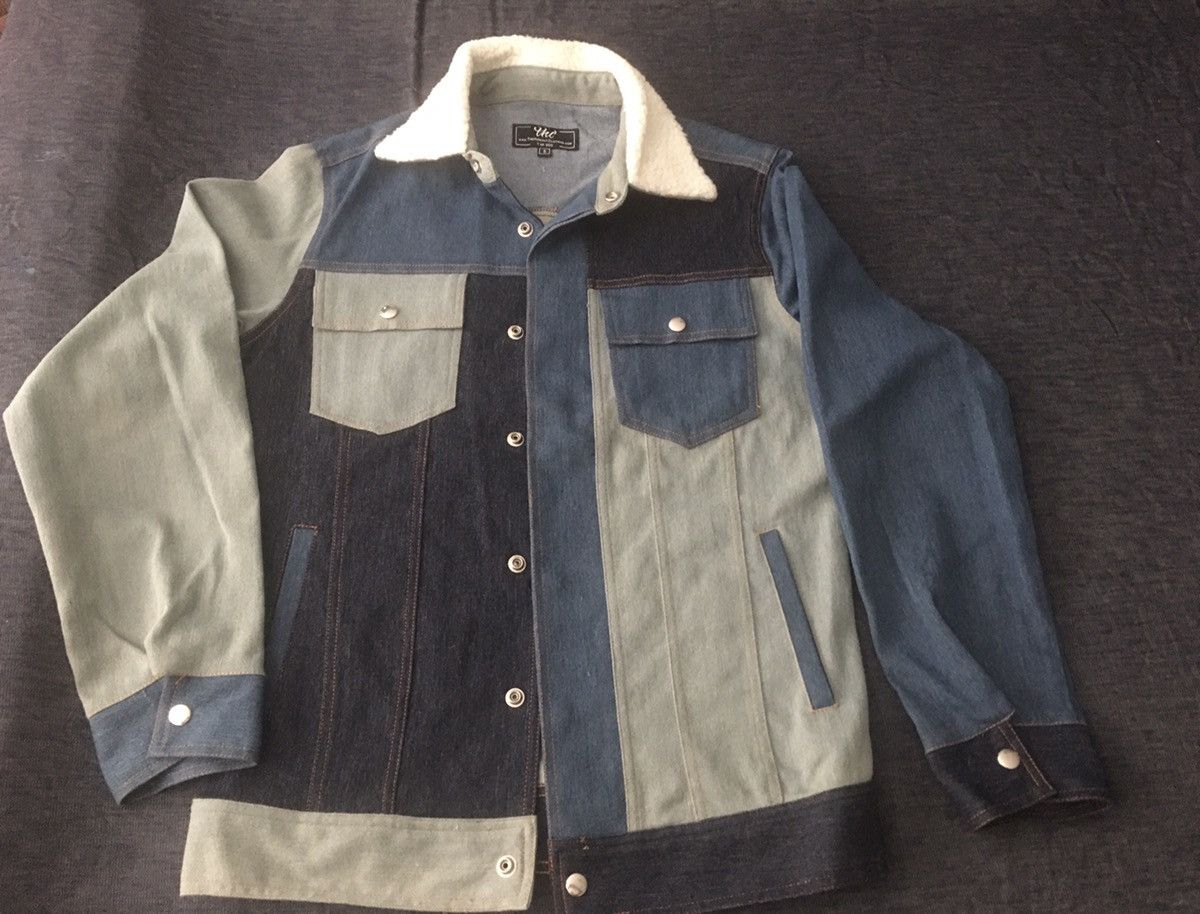 THC multi-color denim jacket