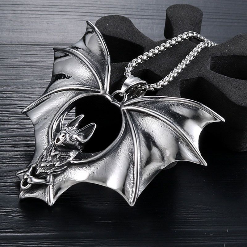 Jewelry Vampire Bat Necklace Size ONE SIZE - 7 Thumbnail