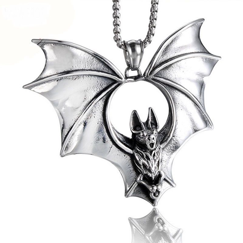 Jewelry Vampire Bat Necklace Size ONE SIZE - 6 Thumbnail