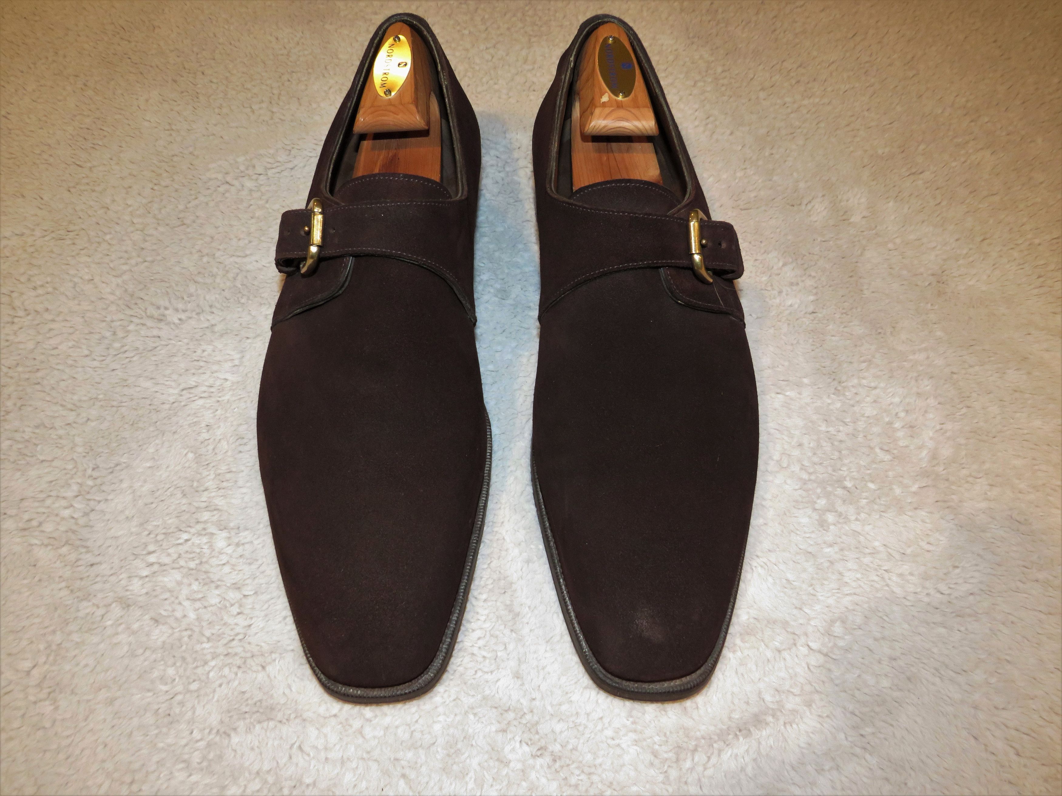 Edward Green Oundle Oundle Rosewood Country Calf Monk Loafer 11.5D 888 Last NWOB Edward Green Chelsea Brown Mink Suede Oxfords 82 Last US  main image 4
