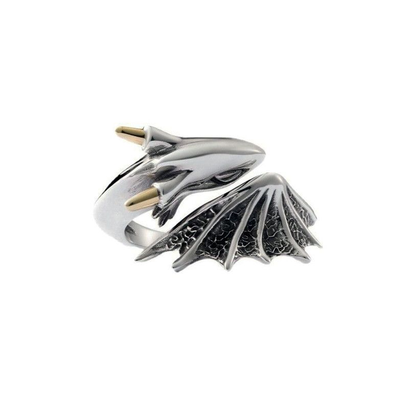 Jewelry Flying Dragon Rings Size ONE SIZE - 5 Thumbnail