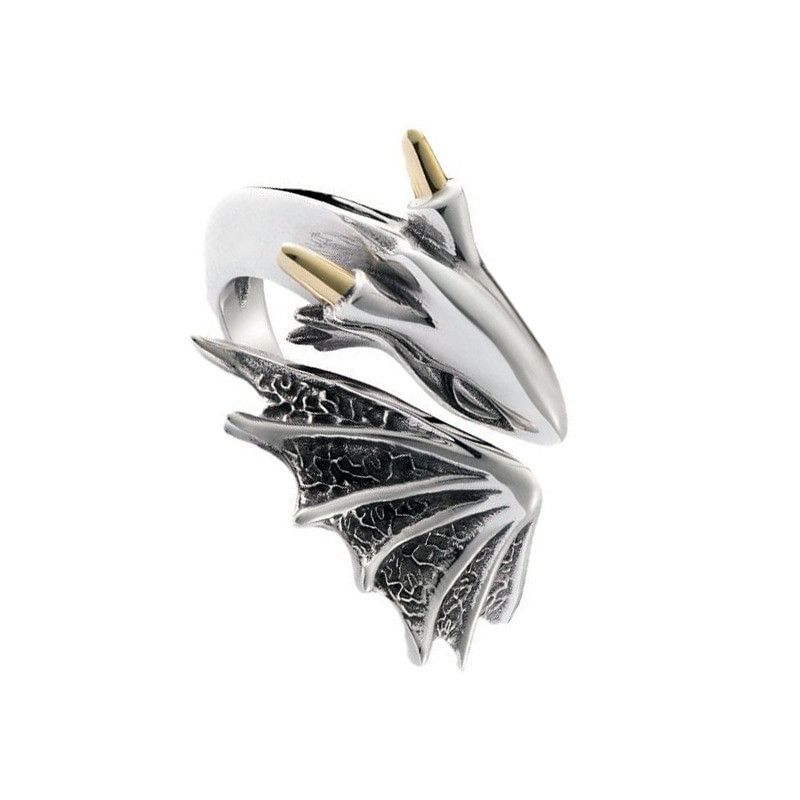 Jewelry Flying Dragon Rings Size ONE SIZE - 6 Thumbnail