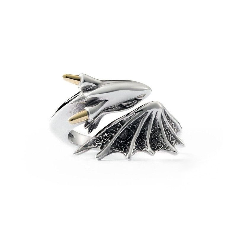 Jewelry Flying Dragon Rings Size ONE SIZE - 3 Thumbnail