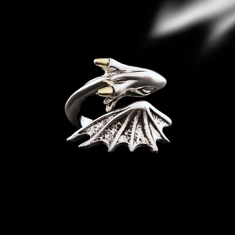 Jewelry Flying Dragon Rings Size ONE SIZE - 1 Thumbnail