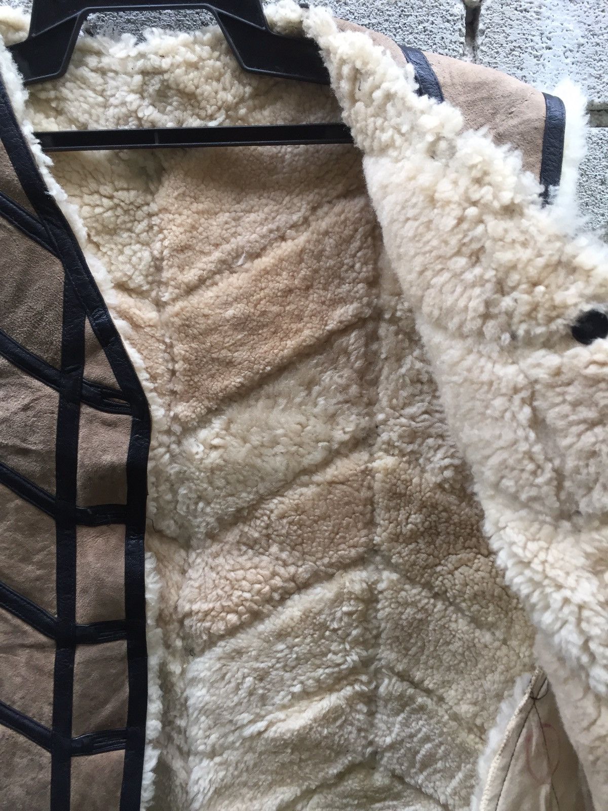 Custom Made Rare Sherpa Vest