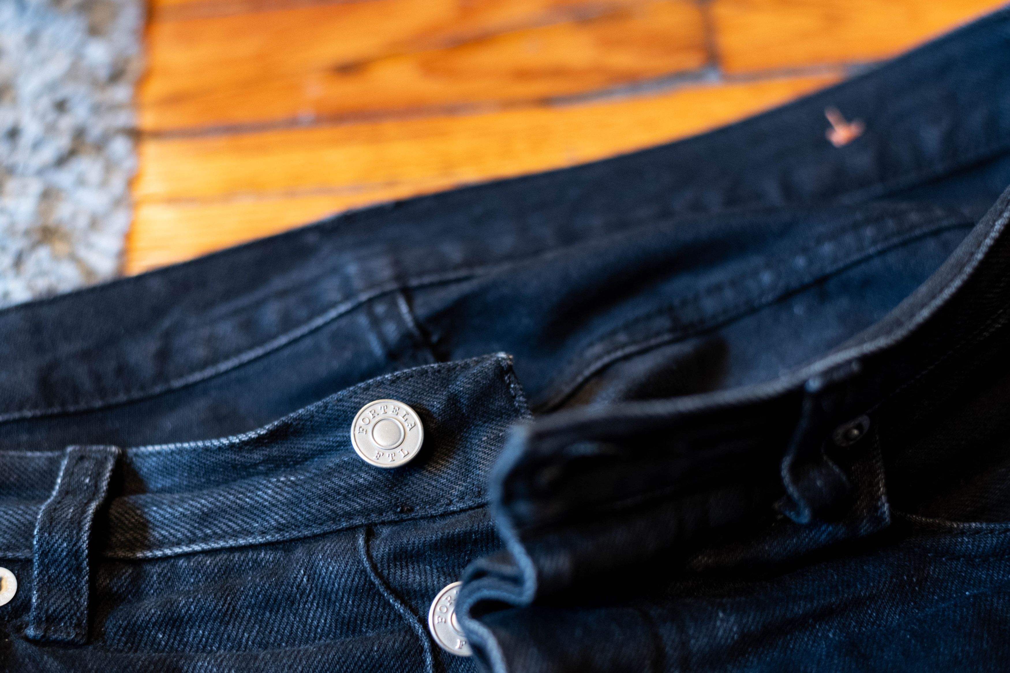 Fortela Fortela Grey Black Selvedge John Jeans Denim 30 x 30 Size US 30 / EU 46 - 5 Thumbnail