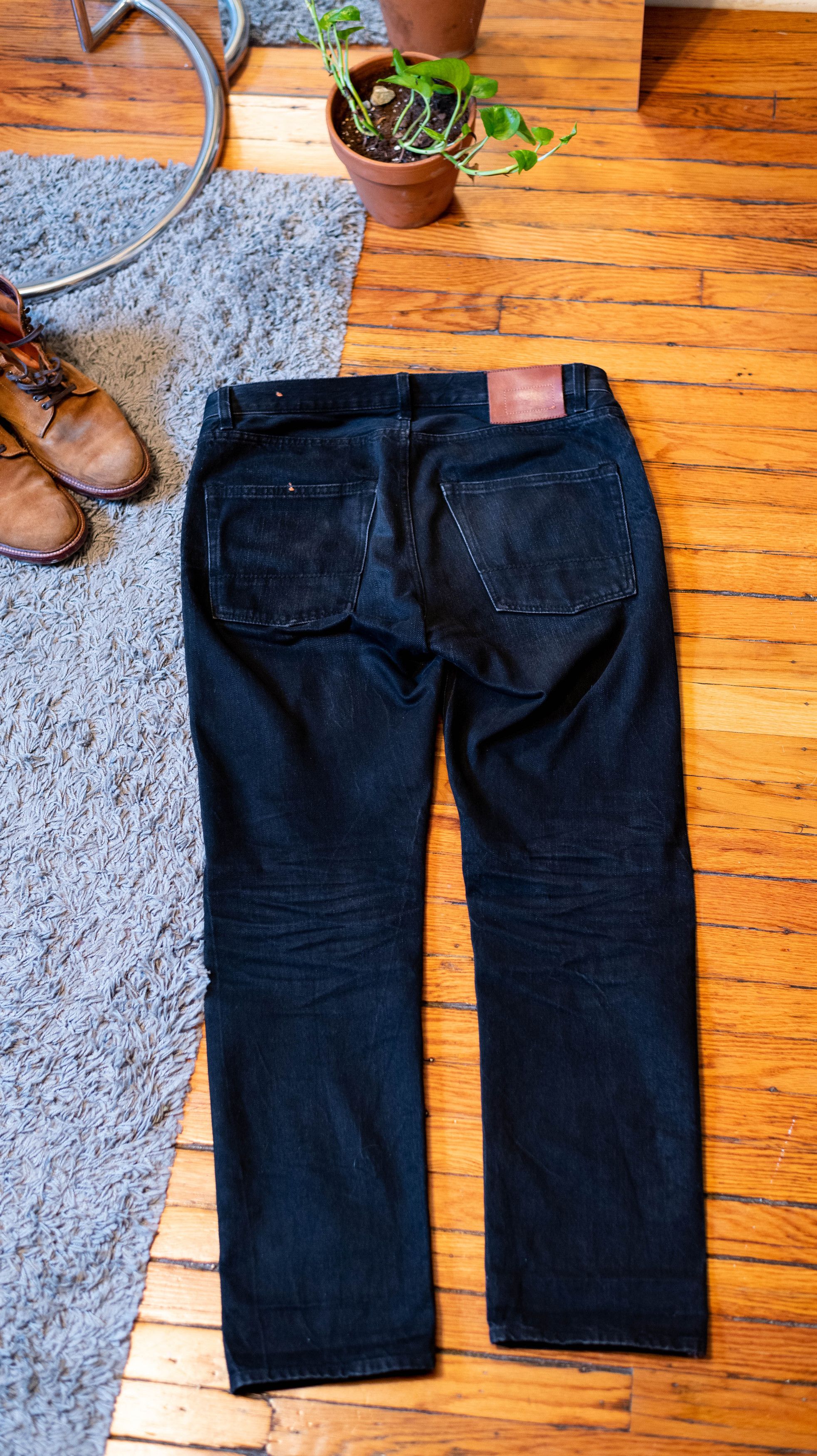 Fortela Fortela Grey Black Selvedge John Jeans Denim 30 x 30 Size US 30 / EU 46 - 7 Thumbnail