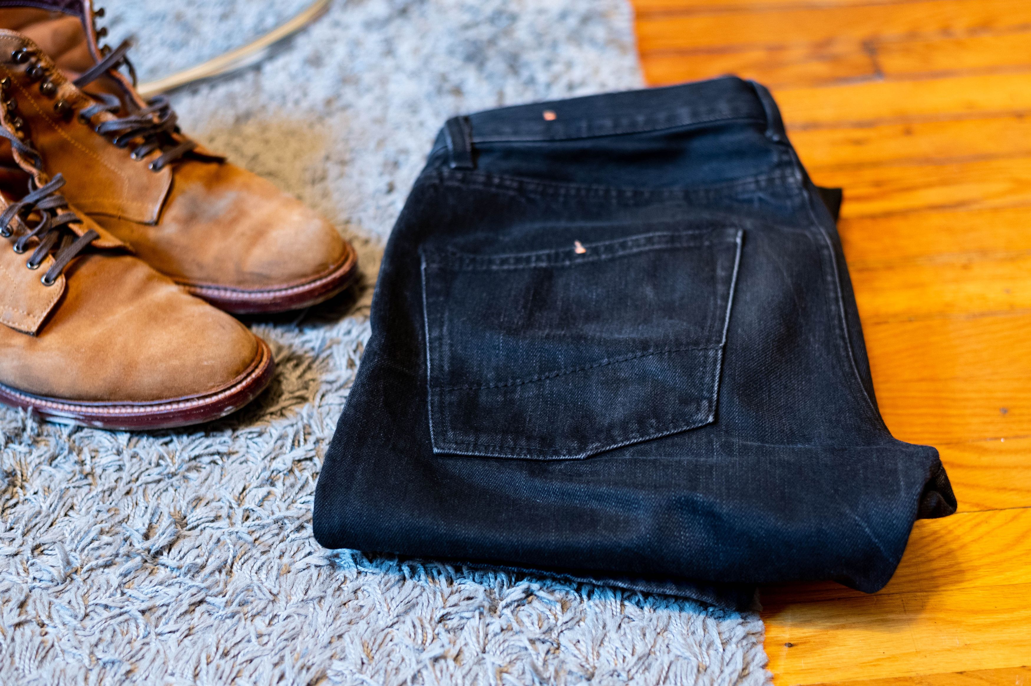 Fortela Fortela Grey Black Selvedge John Jeans Denim 30 x 30 Size US 30 / EU 46 - 9 Thumbnail