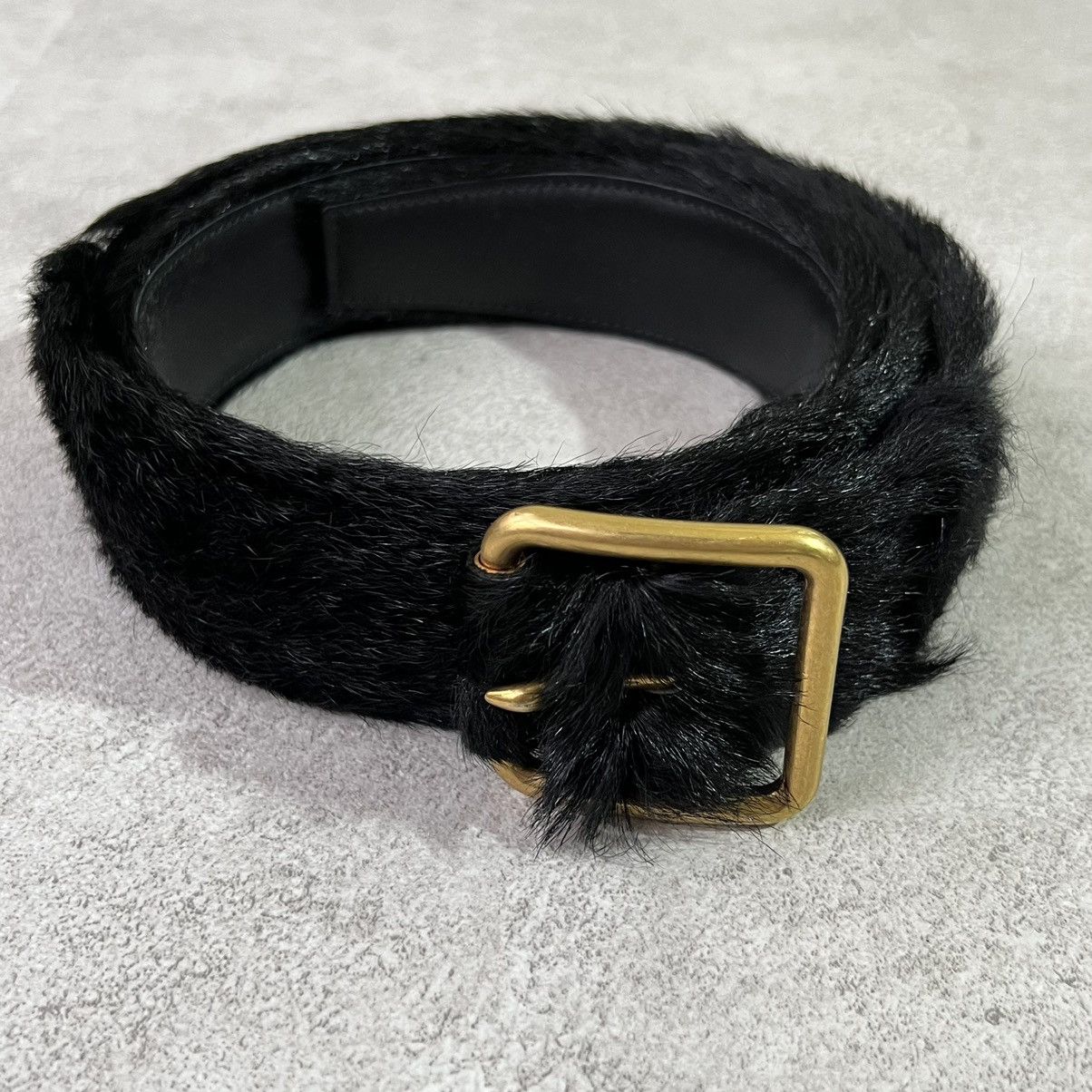 Prada Prada FW17 Pony Fur Hair Belt | Grailed