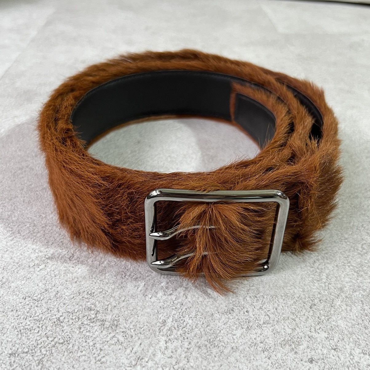 Prada Prada FW17 Pony Fur Hair Belt | Grailed