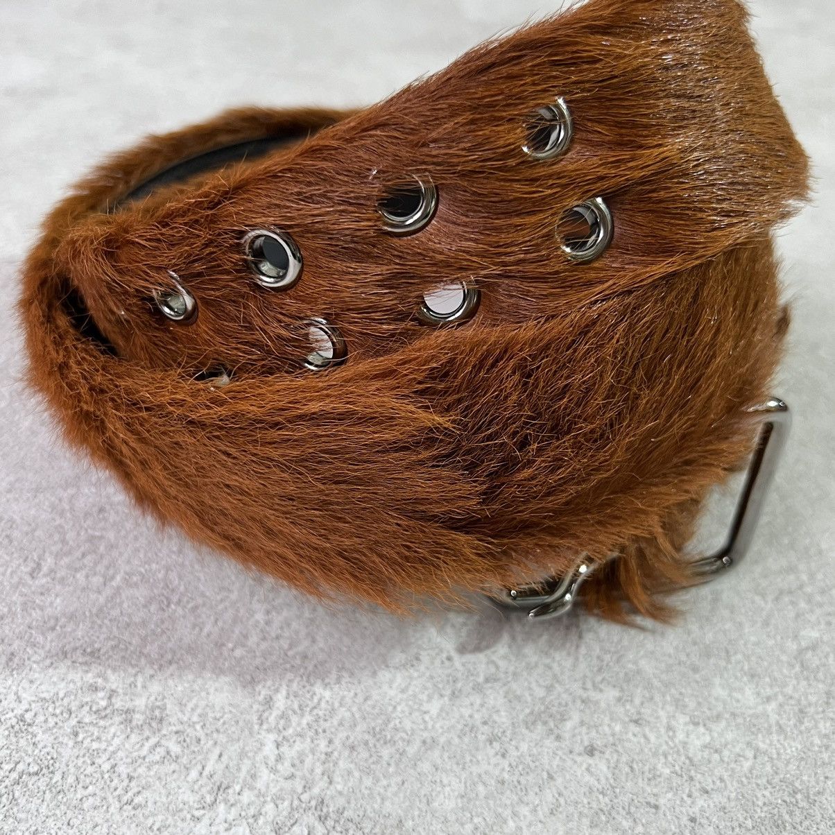 Prada Prada FW17 Pony Fur Hair Belt | Grailed