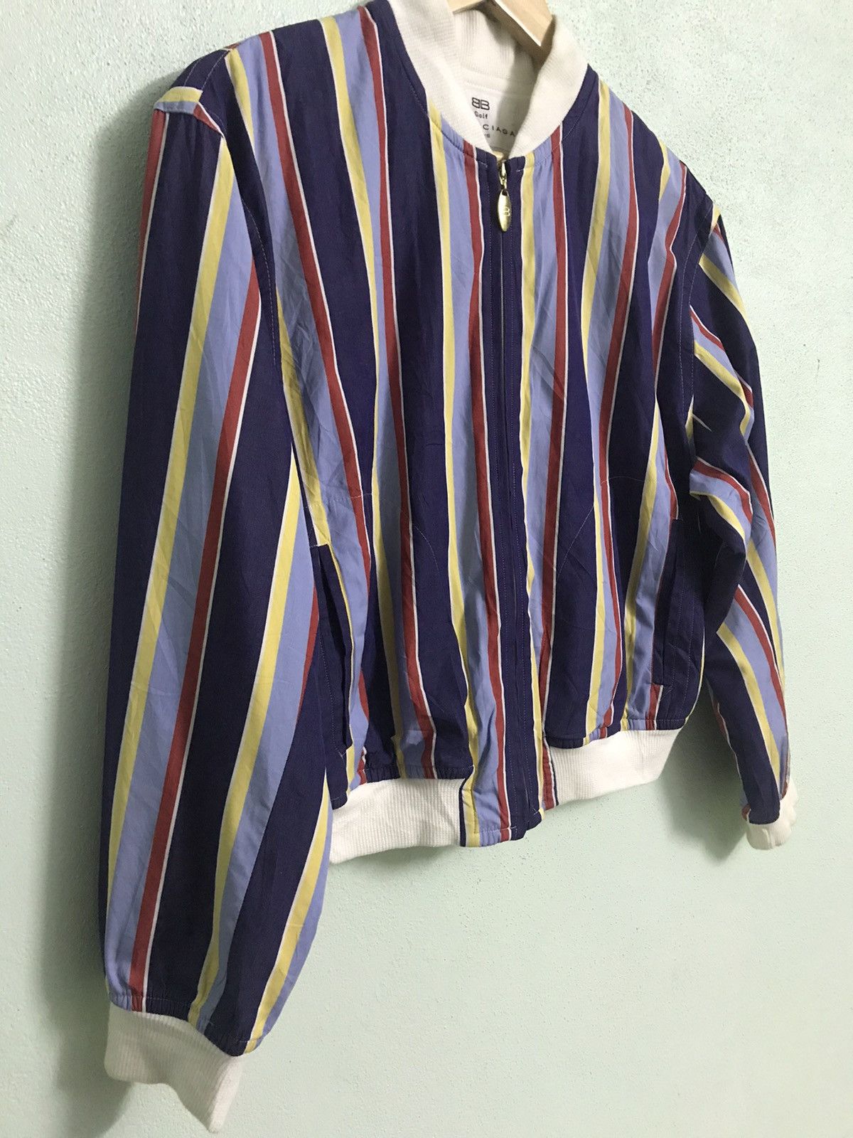 Balenciaga Balenciaga Golf Multicolor Stripe Jacket Size US M / EU 48-50 / 2 - 4 Thumbnail