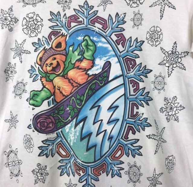 Grateful Dead Vintage 1994 The Grateful Dead Over Print Tee Size US L / EU 52-54 / 3 - 5 Thumbnail