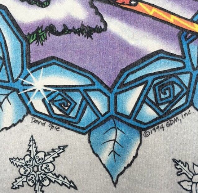 Grateful Dead Vintage 1994 The Grateful Dead Over Print Tee Size US L / EU 52-54 / 3 - 4 Thumbnail