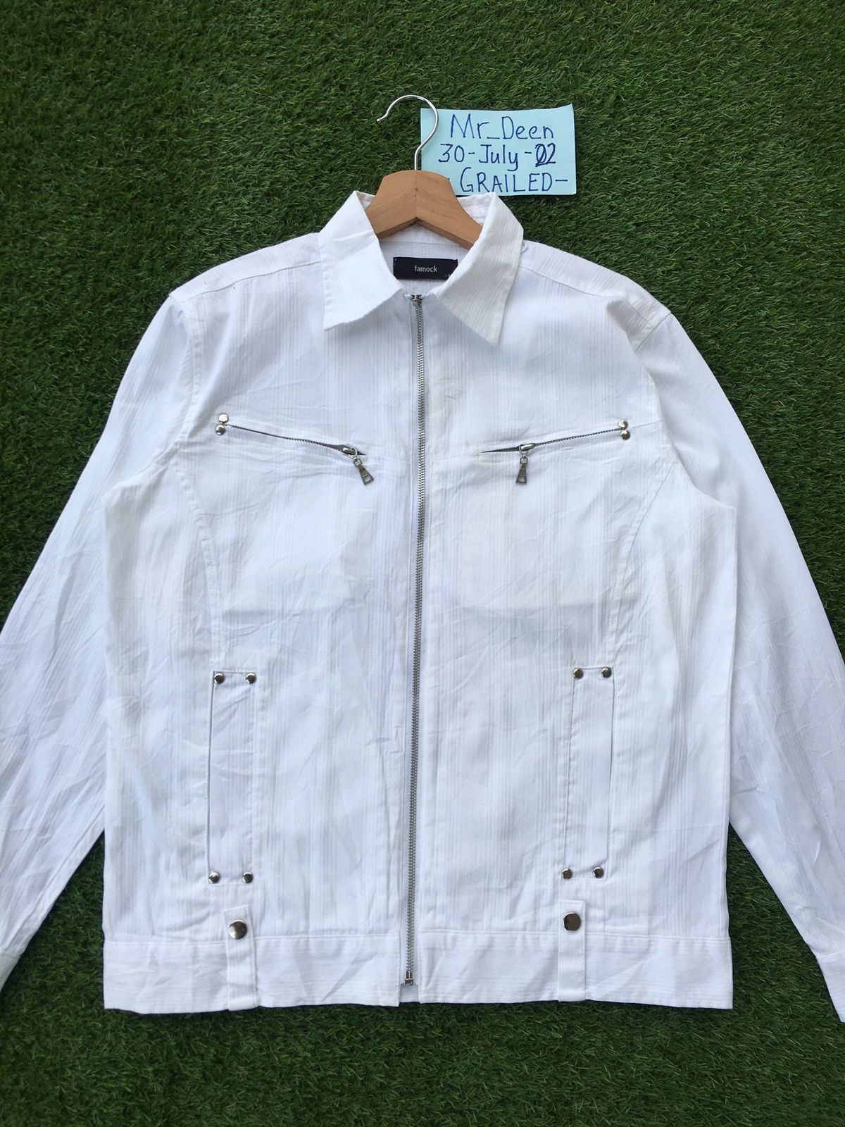 Japanese Brand Rare Famock White Jacket Japanese Brand Size US M / EU 48-50 / 2 - 2 Thumbnail