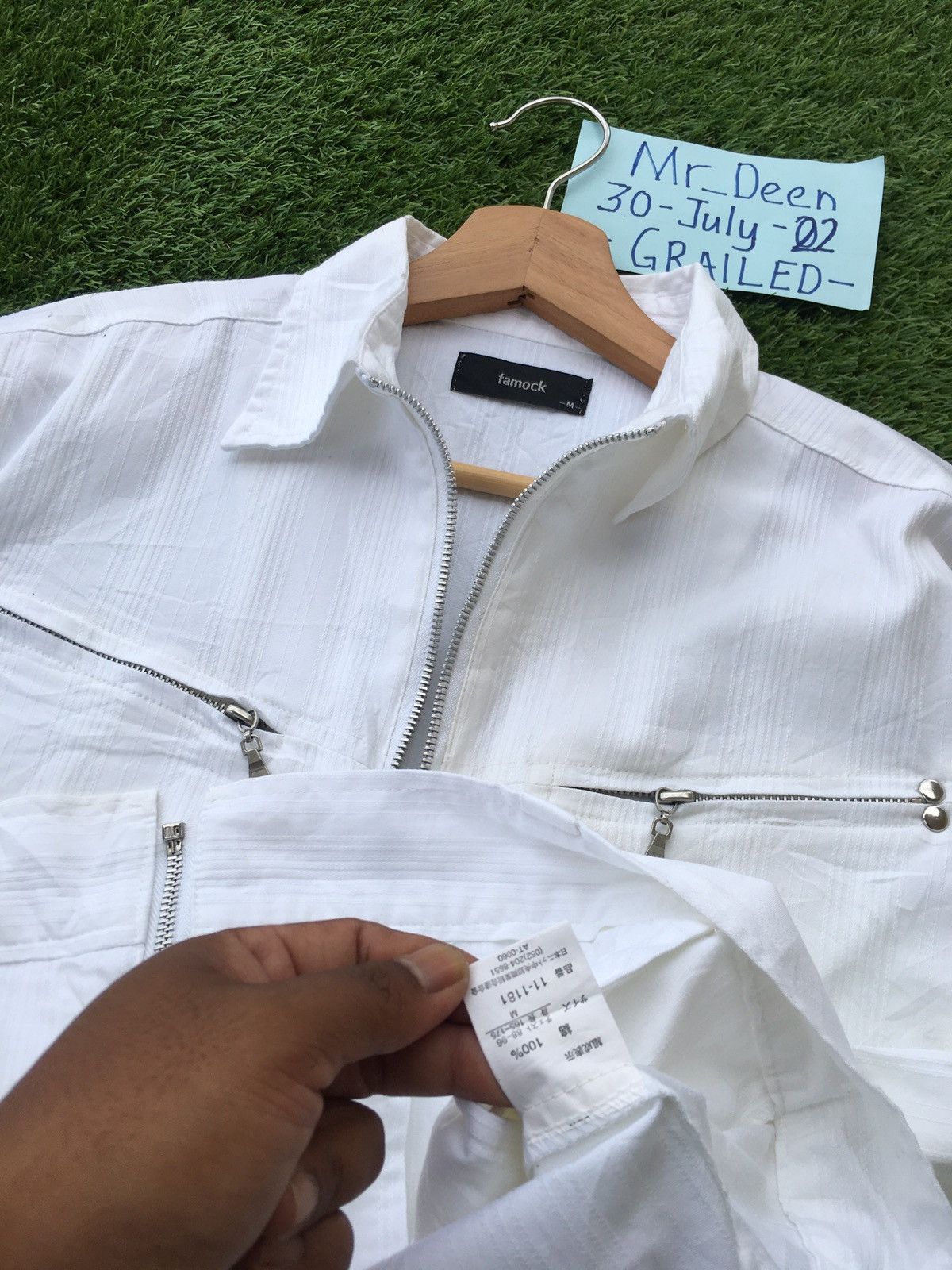 Japanese Brand Rare Famock White Jacket Japanese Brand Size US M / EU 48-50 / 2 - 8 Thumbnail