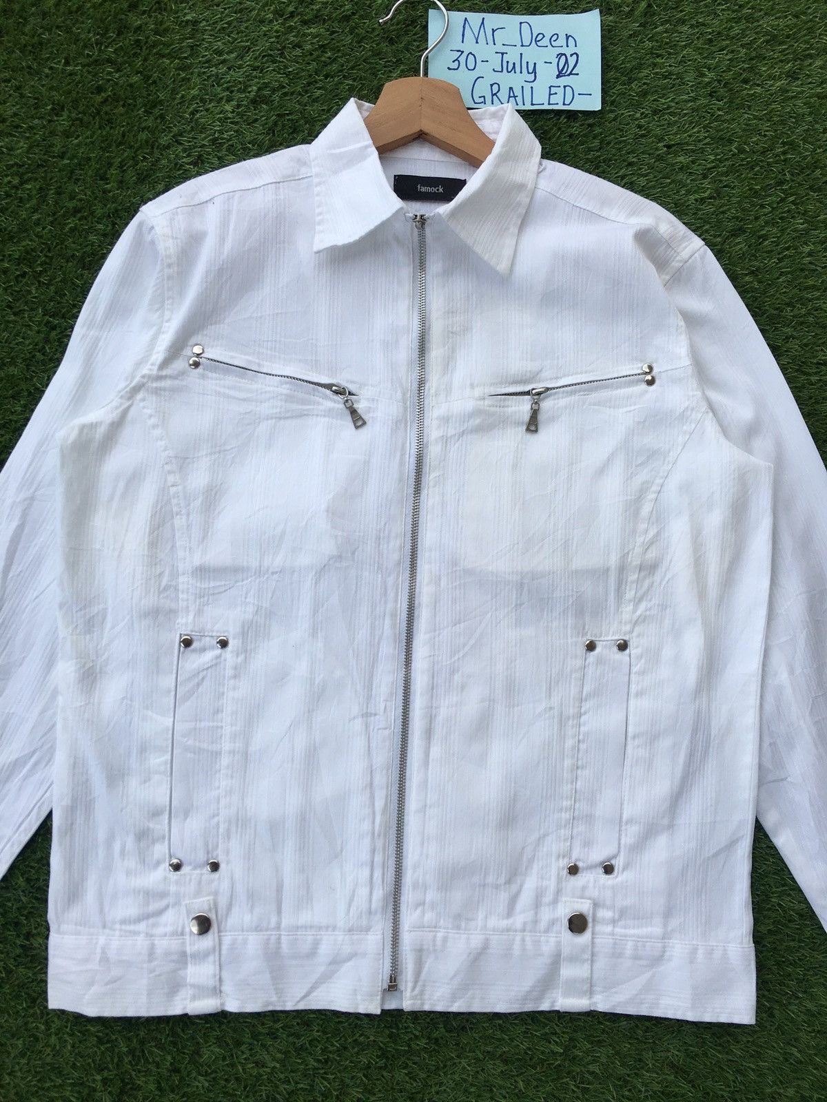 Japanese Brand Rare Famock White Jacket Japanese Brand Size US M / EU 48-50 / 2 - 5 Thumbnail